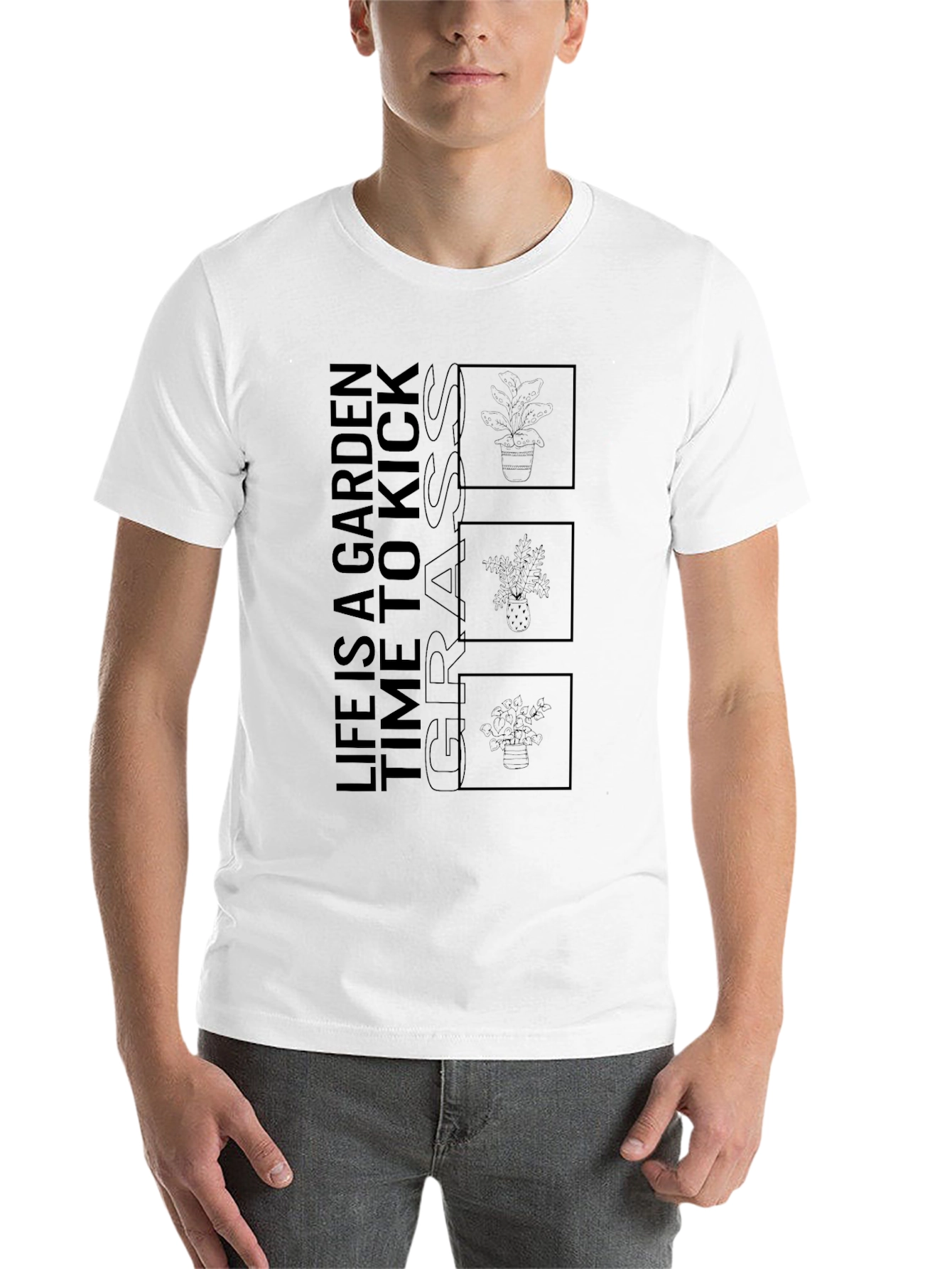 Black Life Is A Garden Black Graphic Tee view 14