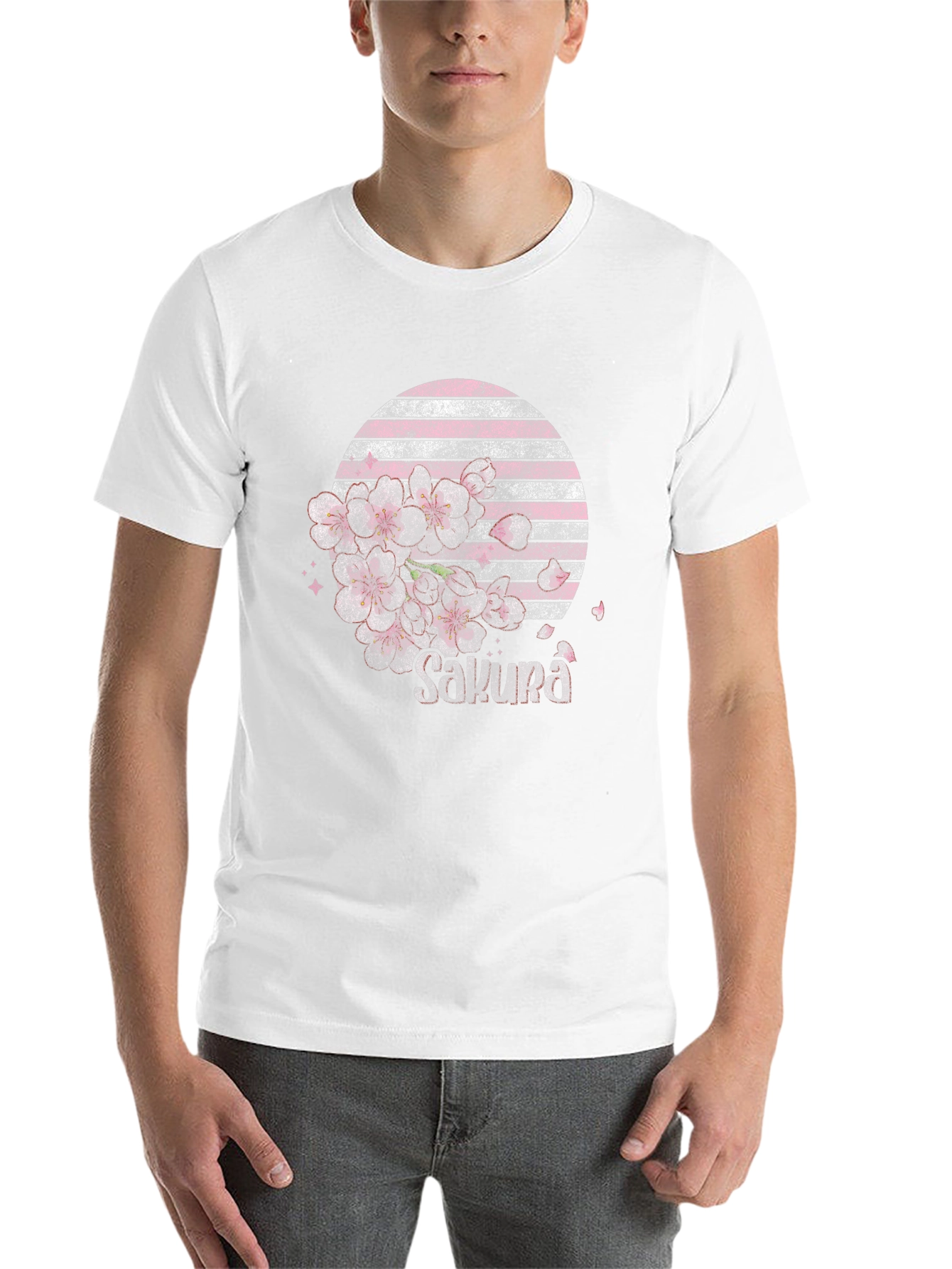 Sakura Blossom Graphic Tee - Stylish Japanese Design - 14