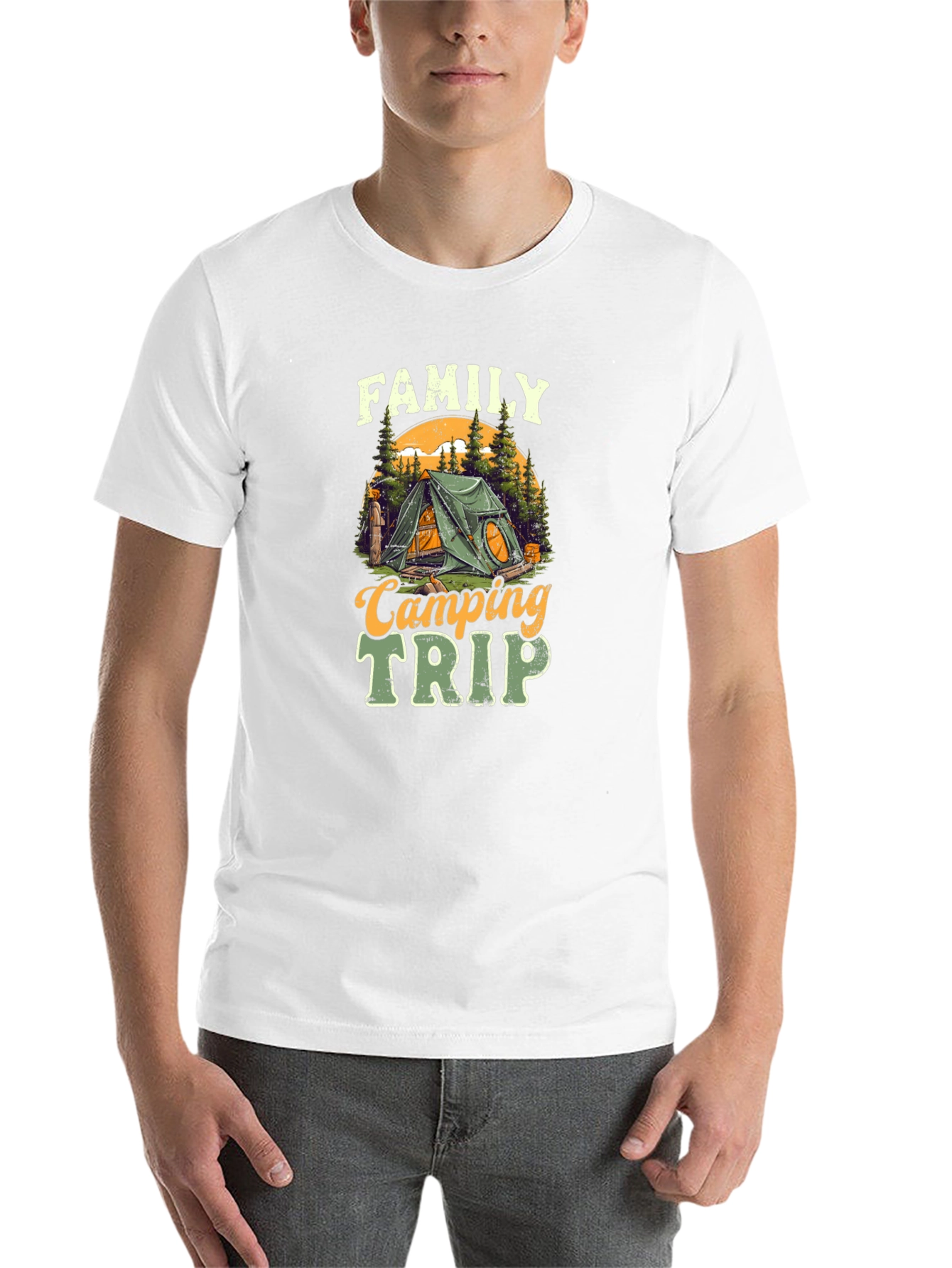 Black Family Camping Trip Graphic Tee - Adventure Ready view 14