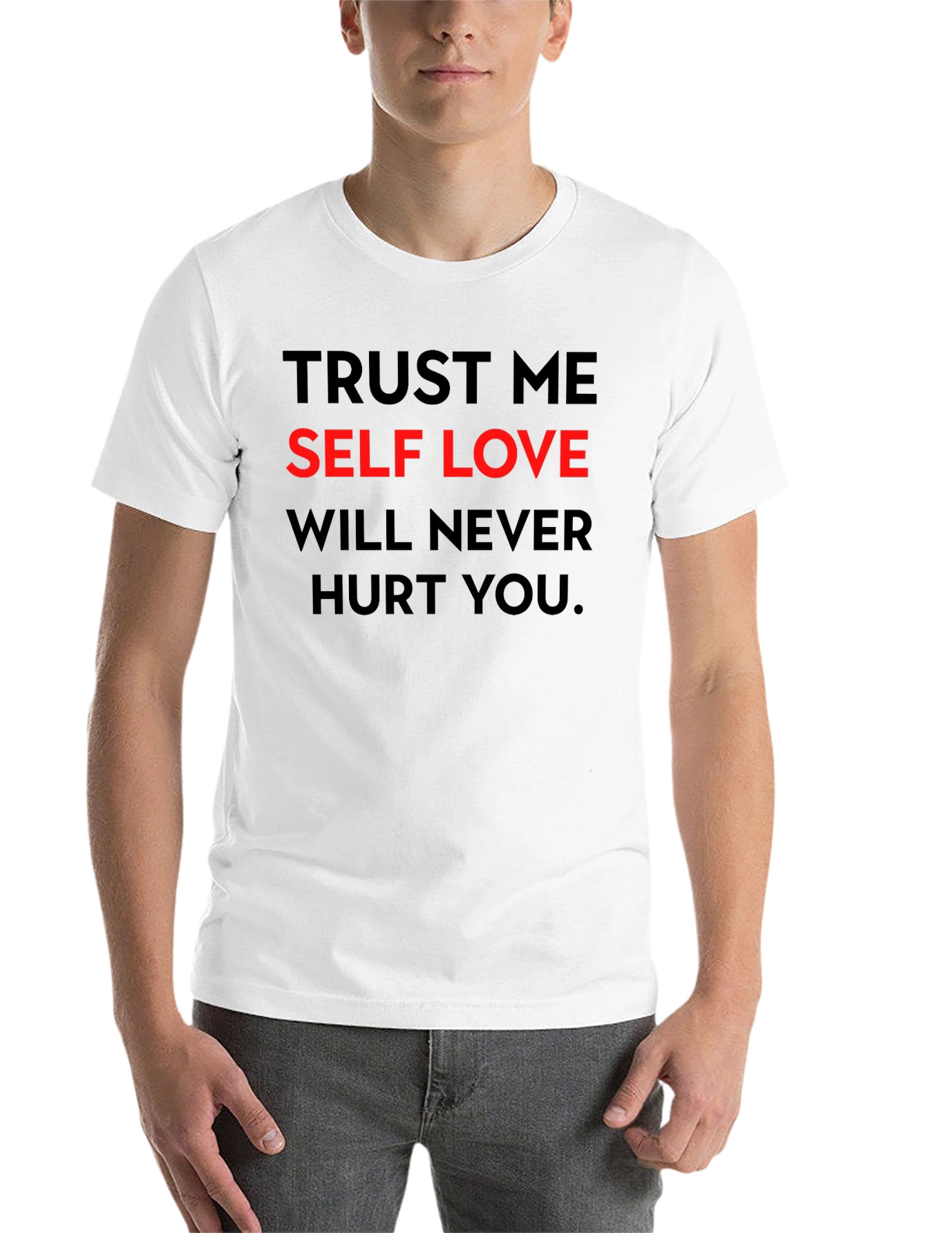 Black Trust Me Self Love T-Shirt view 14
