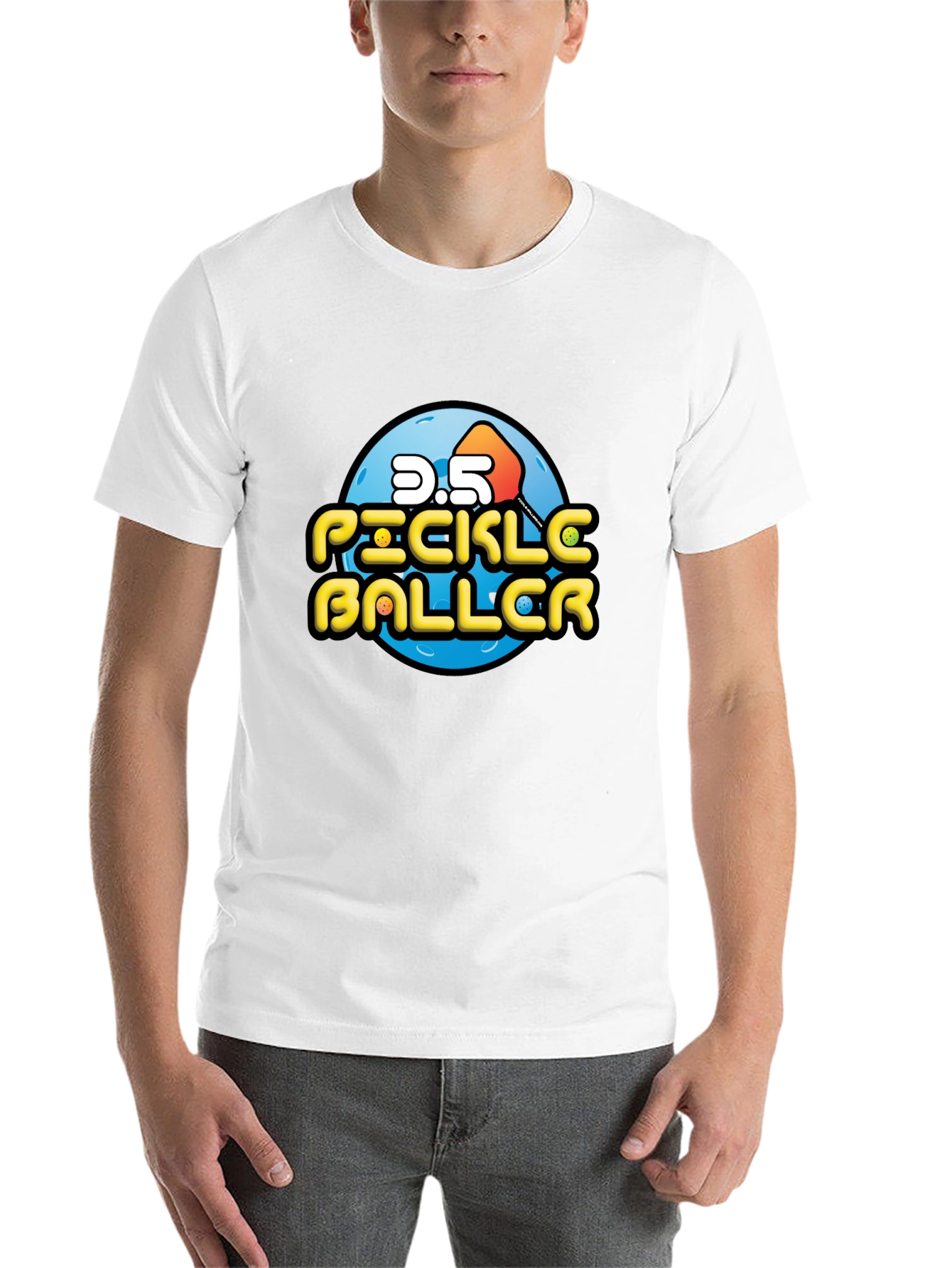 Black Pickleball 3.5 Black T-Shirt view 14