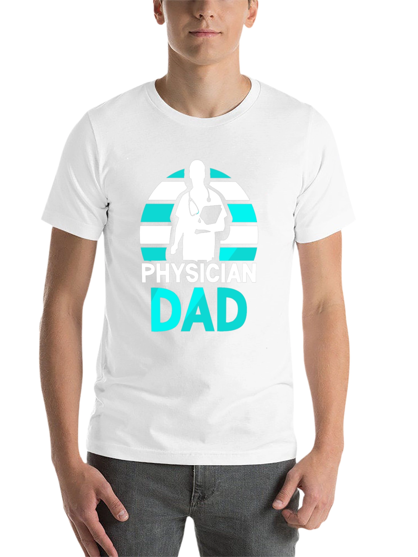 Black Physician Dad Graphic Tee view 14