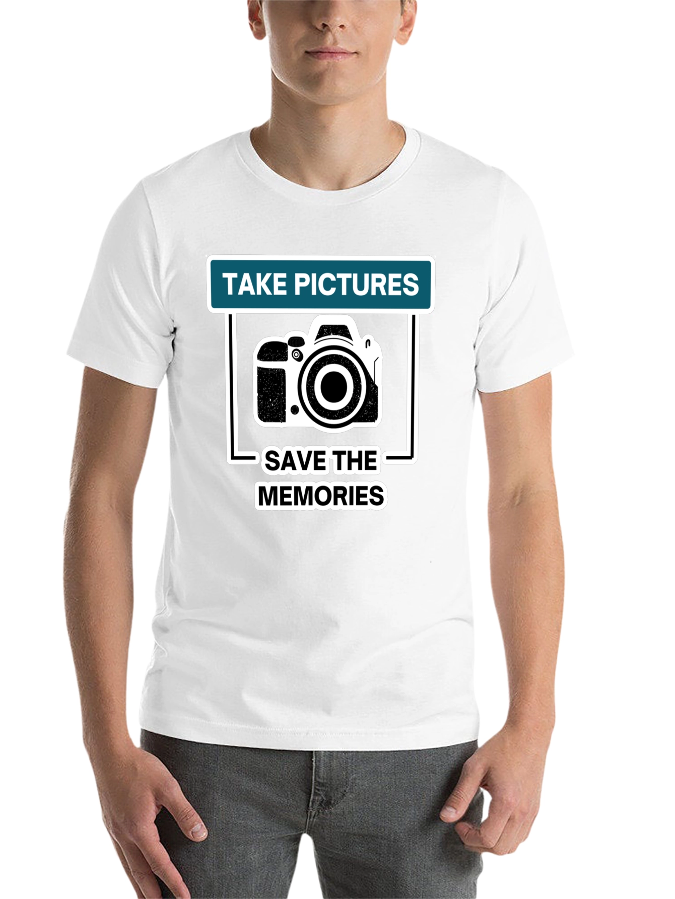 Black Take Pictures Save Memories T-Shirt view 14