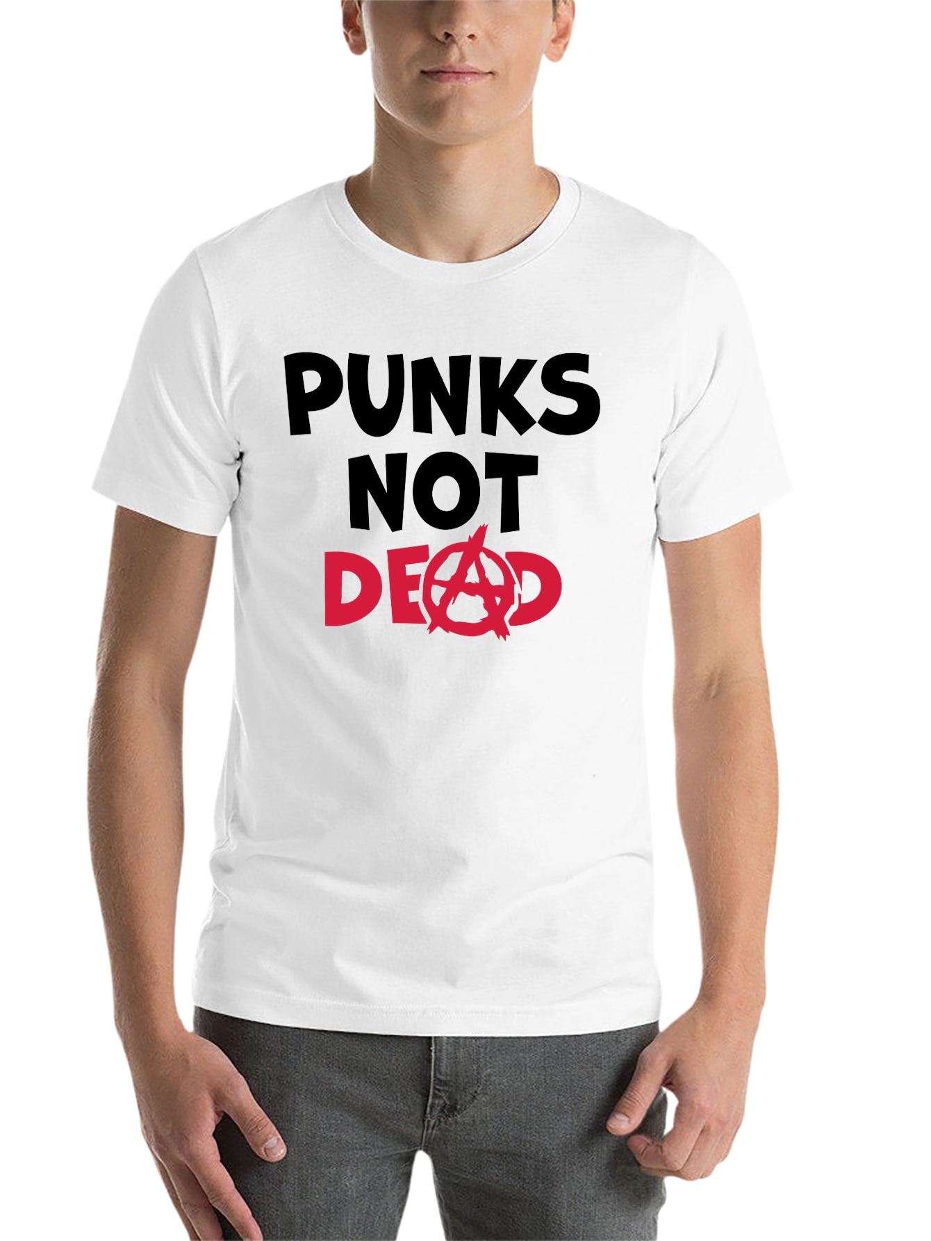 Black Punks Not Dead Graphic T-Shirt - Bold Statement Tee view 14