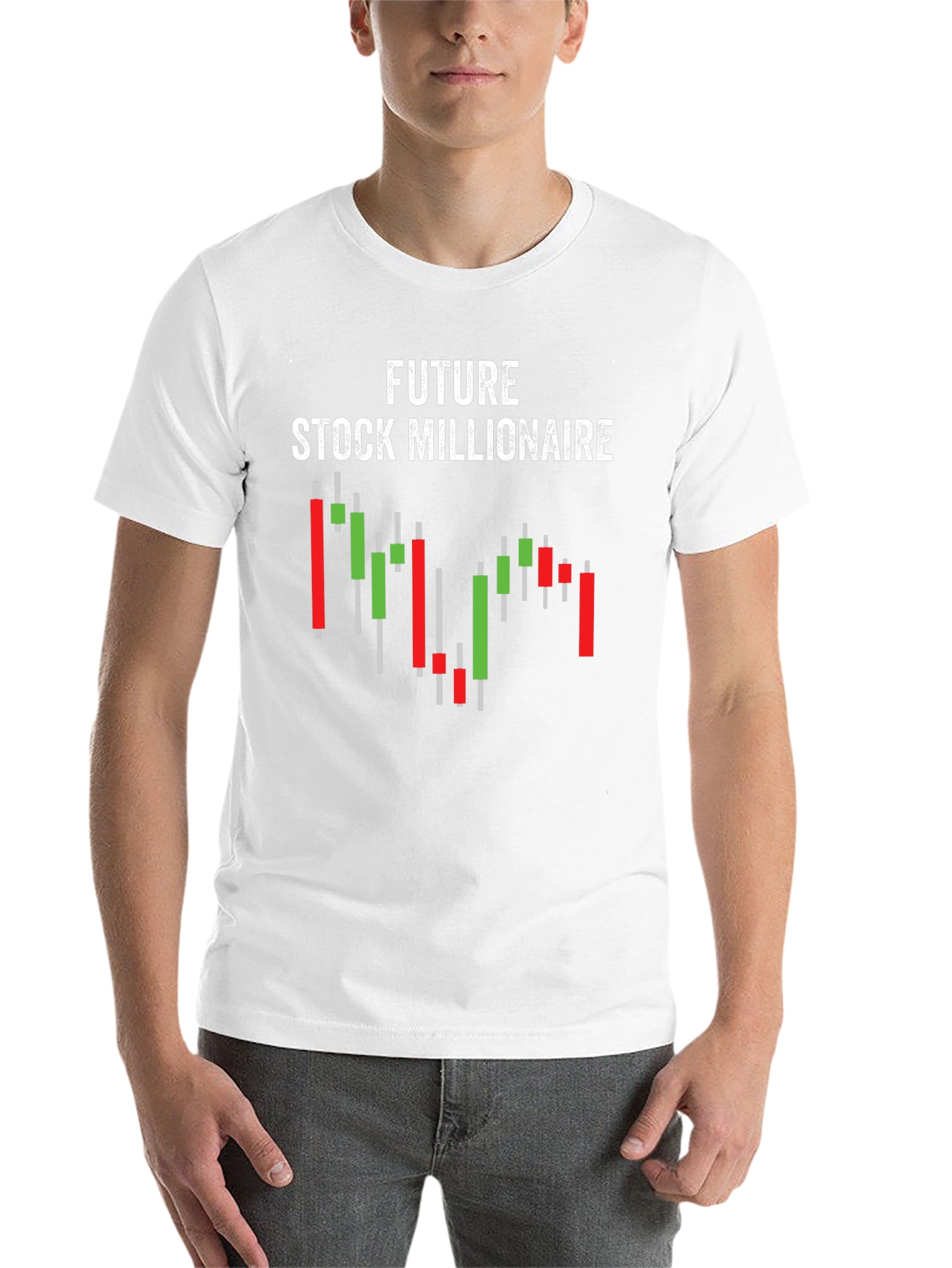 Black Future Stock Millionaire Graphic Tee - Black Cotton Blend view 14