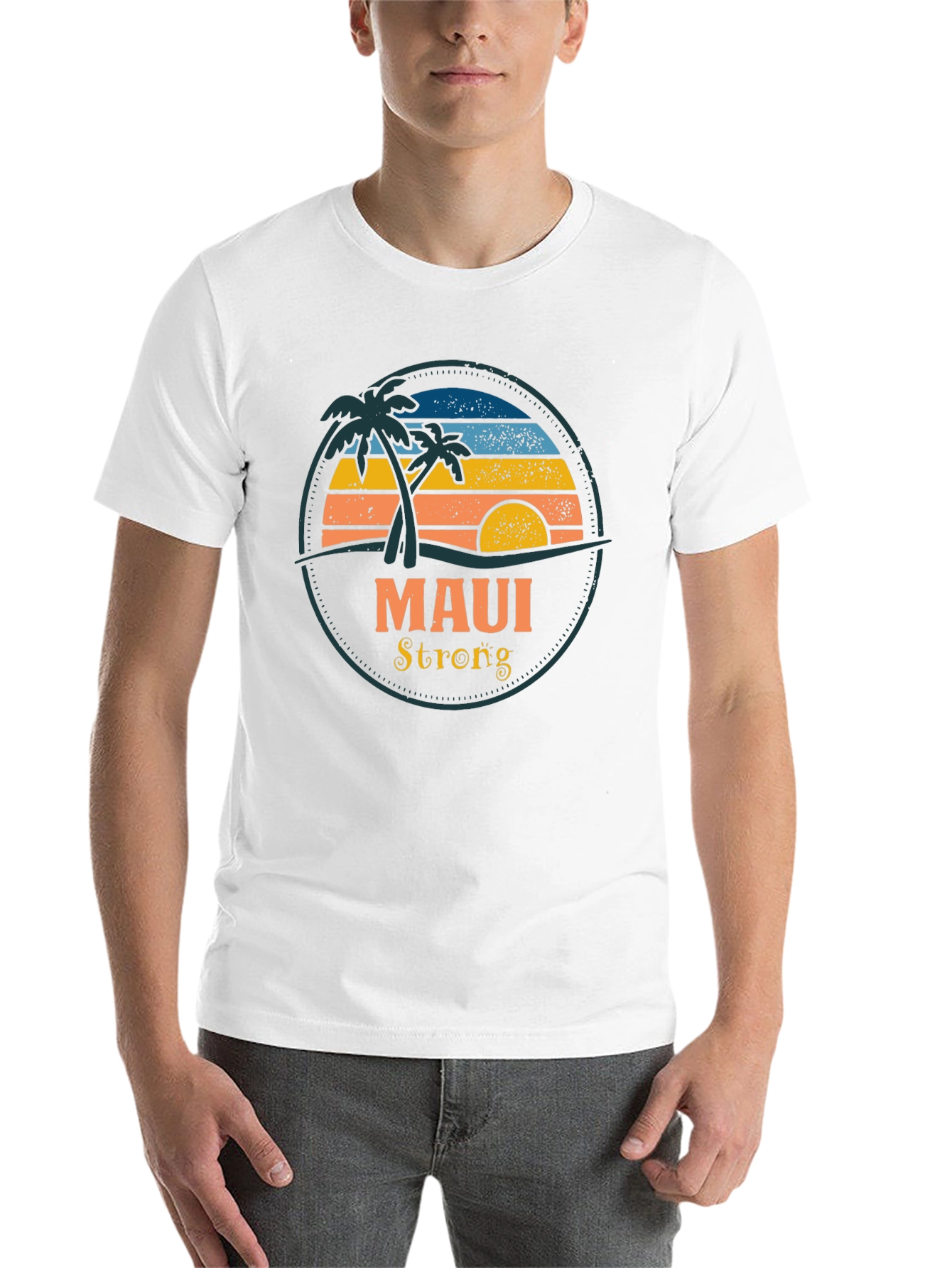 Black Maui Strong Graphic Tee - Island Vibes view 14