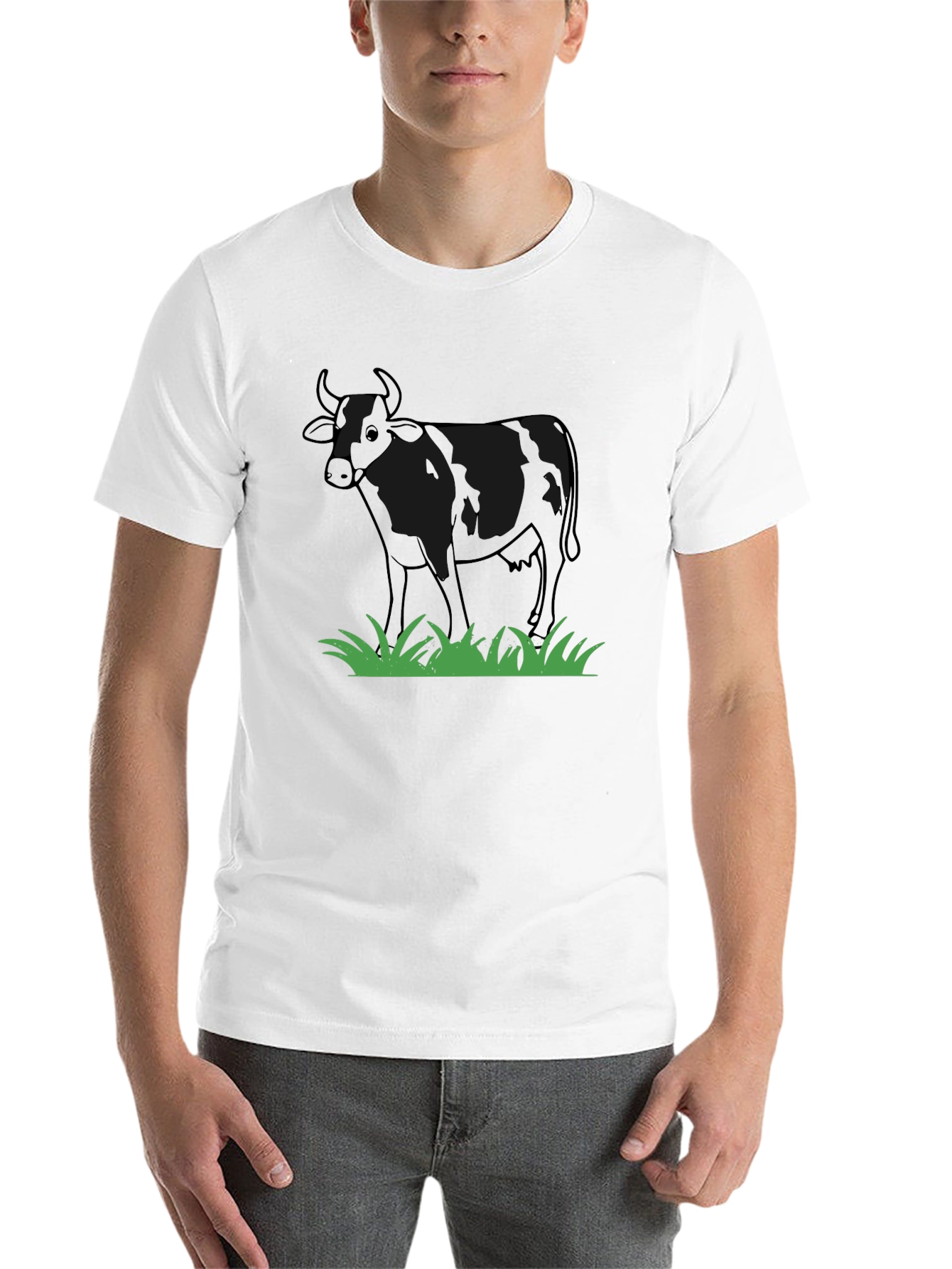 Black Cow Graphic T-Shirt - Black view 14