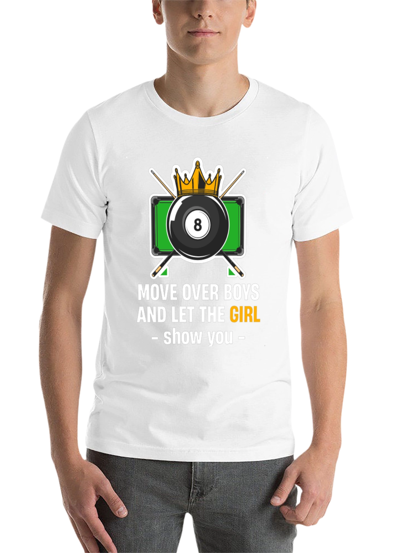 Black Billiards Girl T-Shirt - Move Over Boys view 14