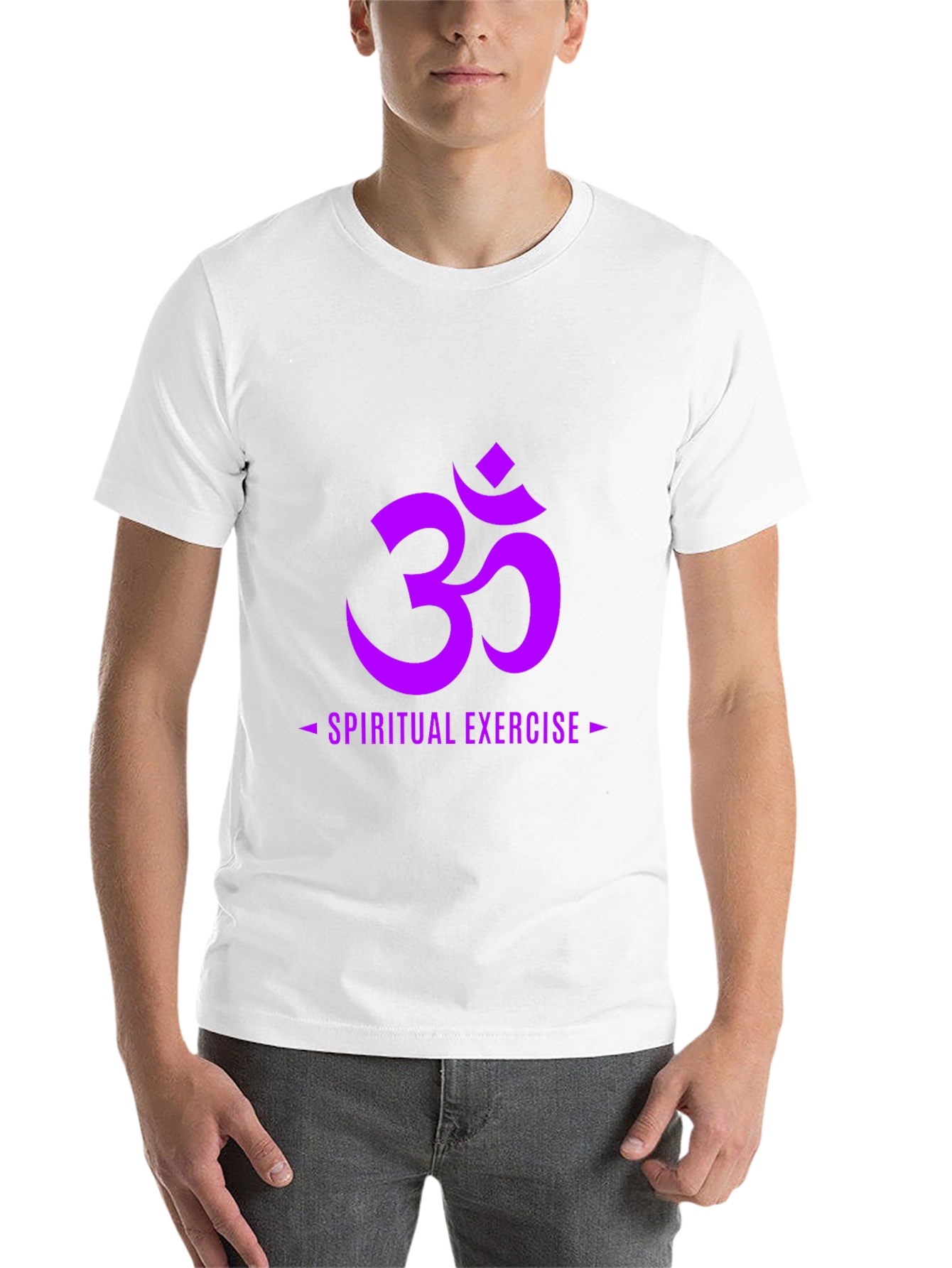 Black Spiritual Exercise Black Graphic Tee view 14