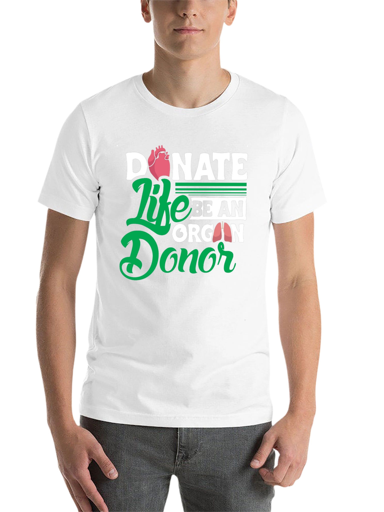Donate Life Organ Donor Graphic T-Shirt - 14