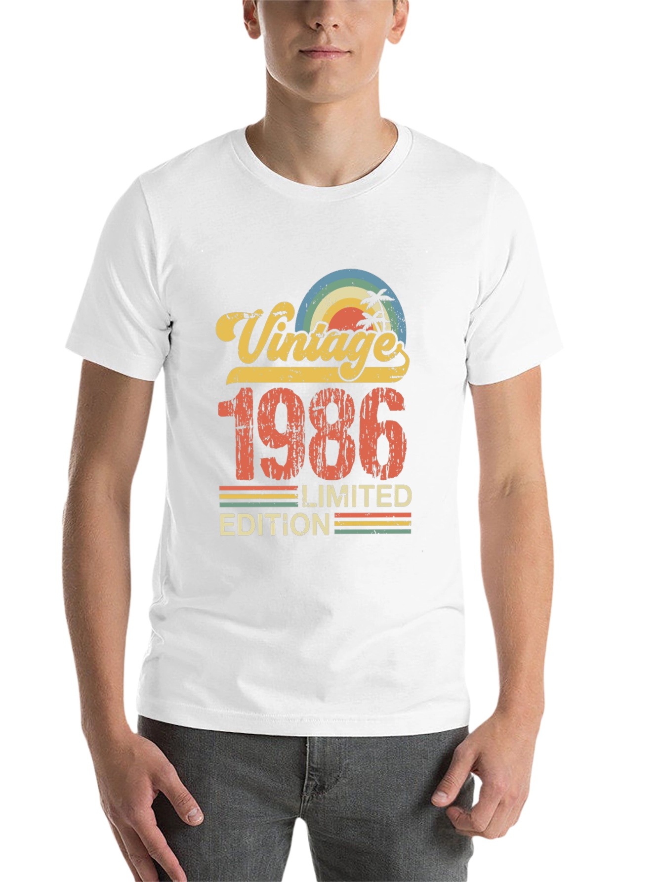 Black Vintage 1986 Limited Edition T-Shirt view 14