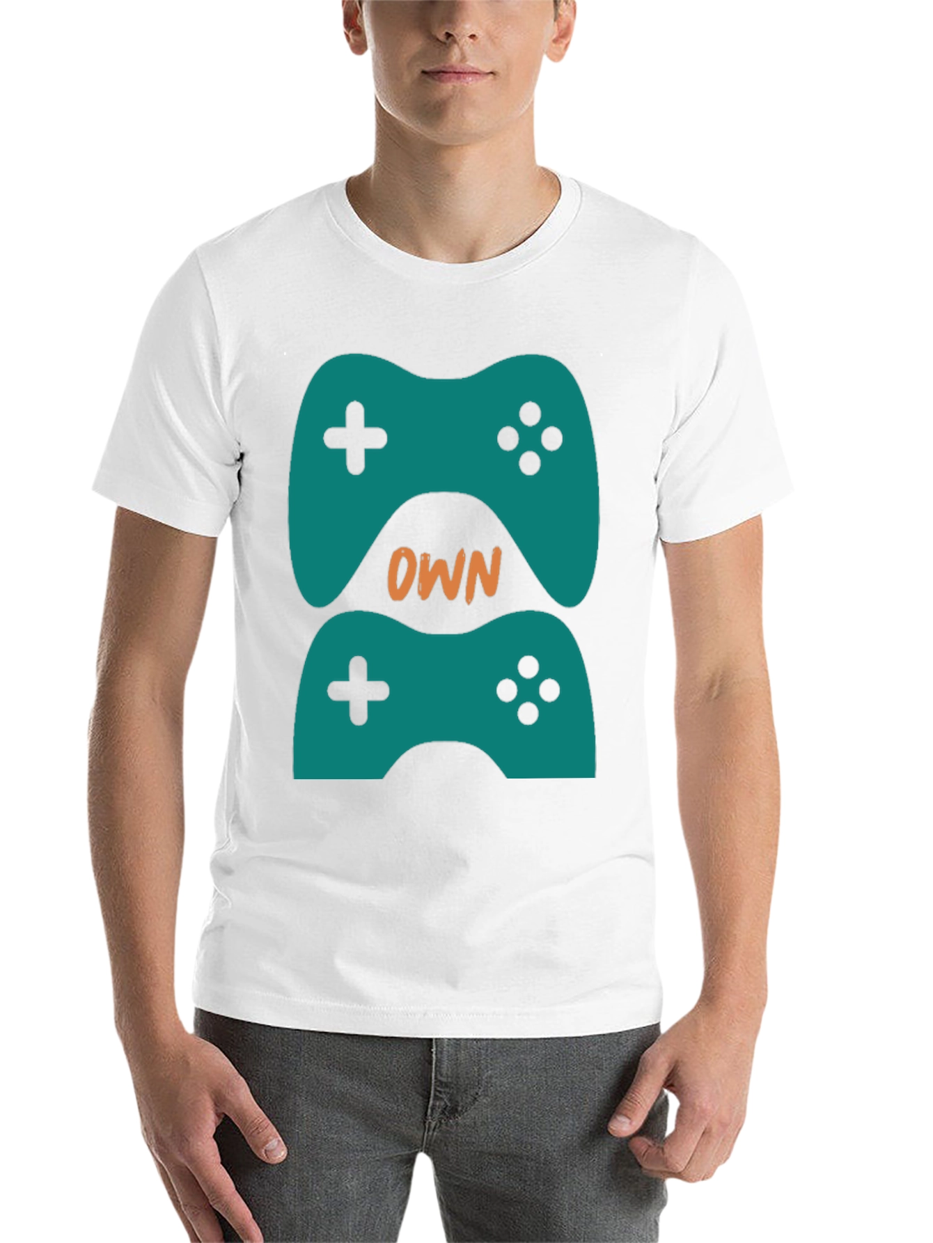 Black Own the Game T-Shirt - Gamer Style Tee view 14