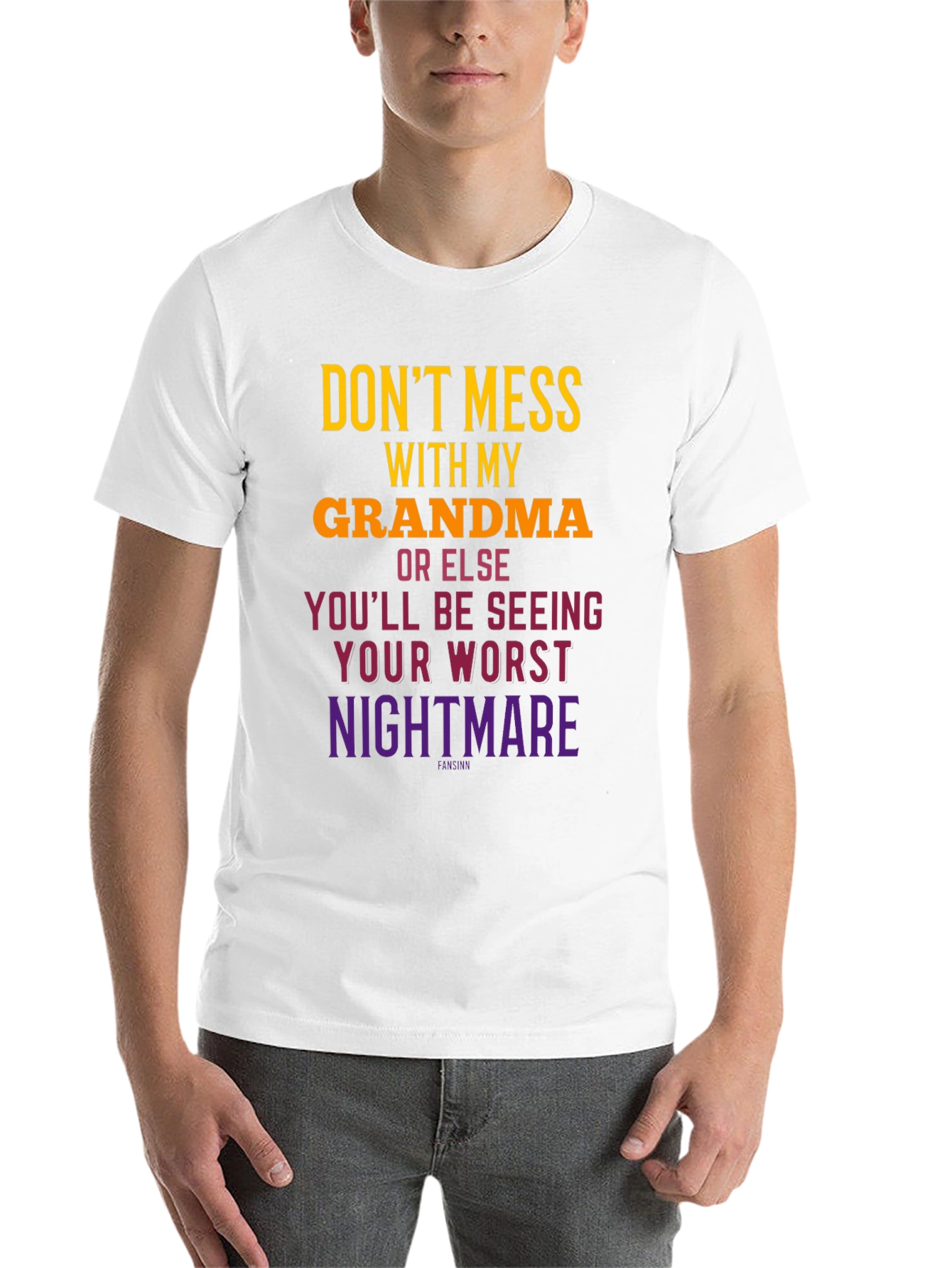 Black Don't Mess With Grandma T-Shirt view 14