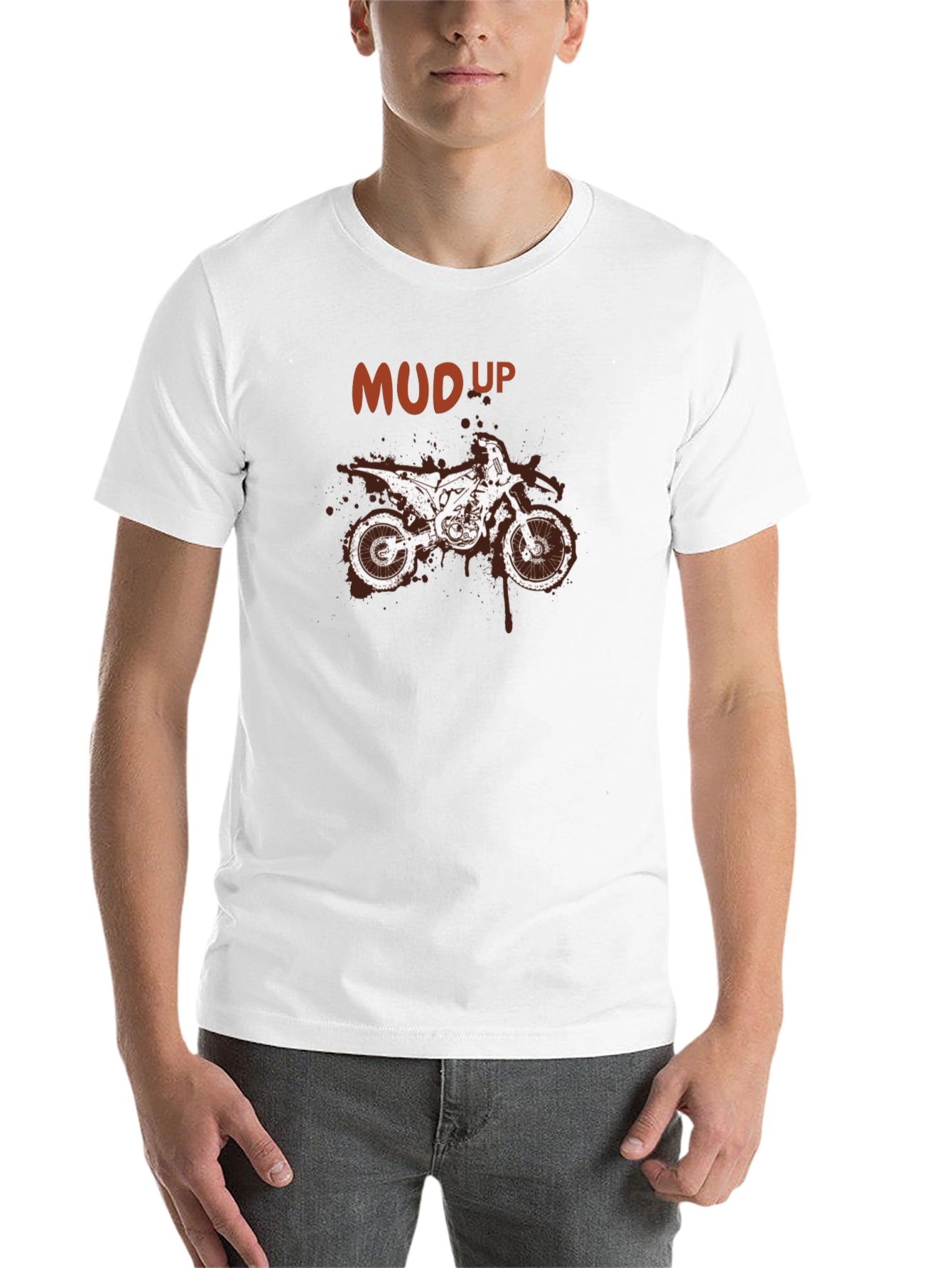 Black Mud Up Motocross T-Shirt - Dirt Bike Graphic Tee view 14