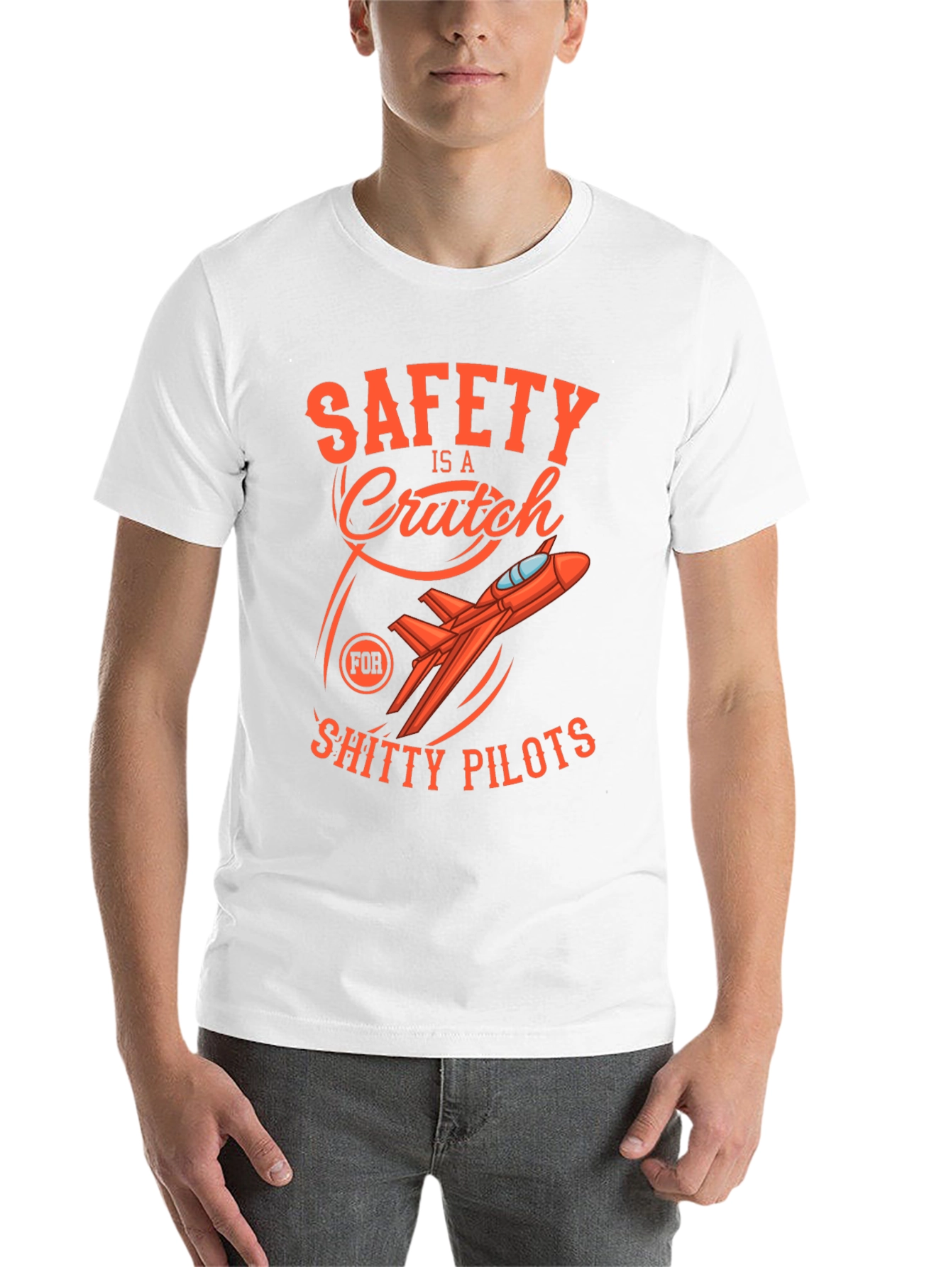 Black Safety is a Crutch T-Shirt view 14