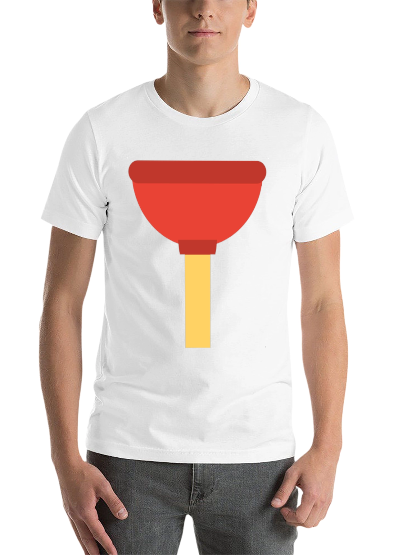 Black Plunger Graphic Tee - Fun & Functional! view 14