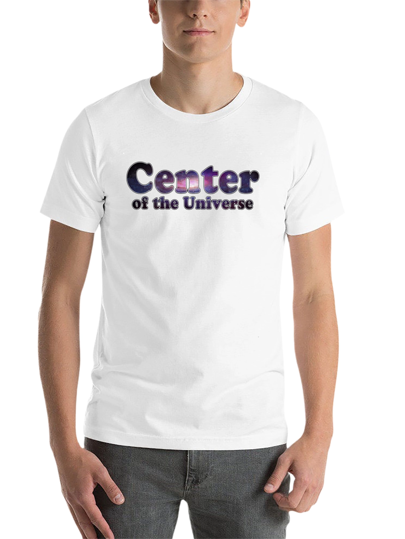Black Center of the Universe Graphic Tee view 14