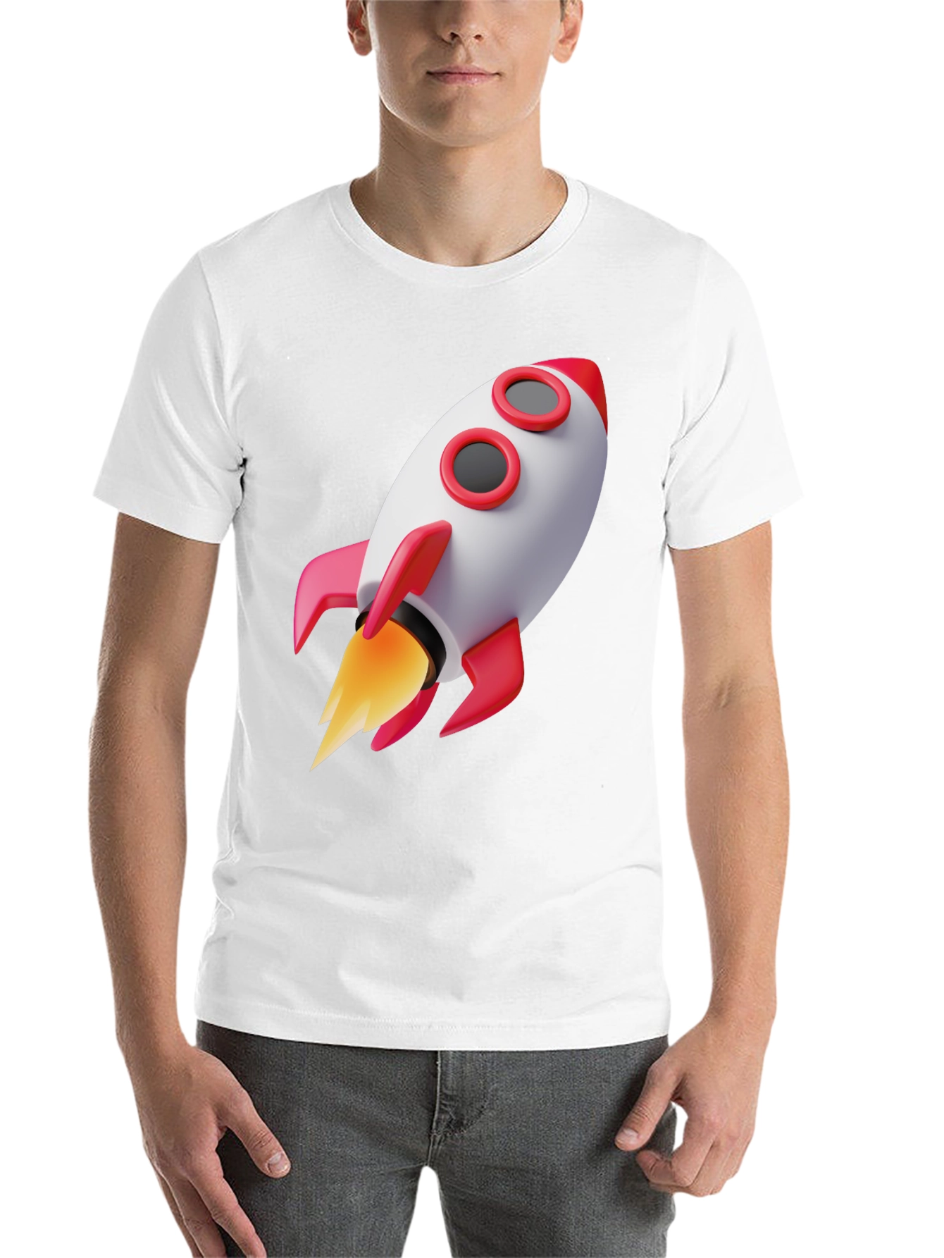 Black Rocket Graphic Tee - Blast Off in Style! view 14