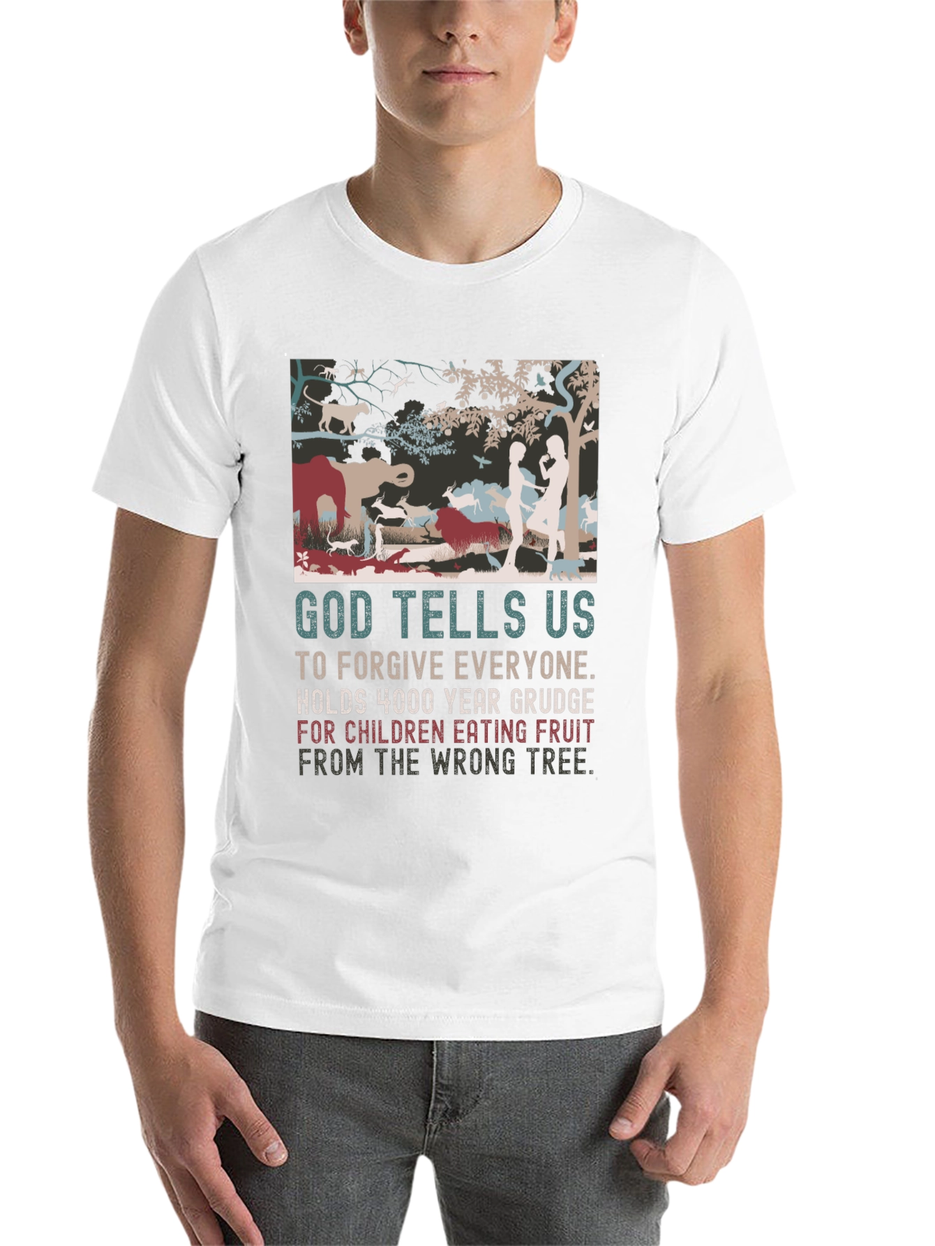 Black God Tells Us T-Shirt view 14