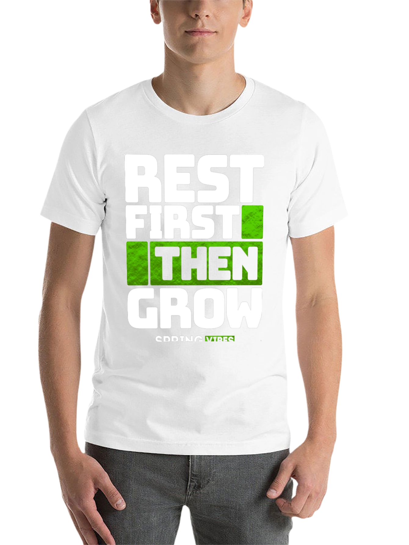 Black Rest First Then Grow - Graphic Tee view 14