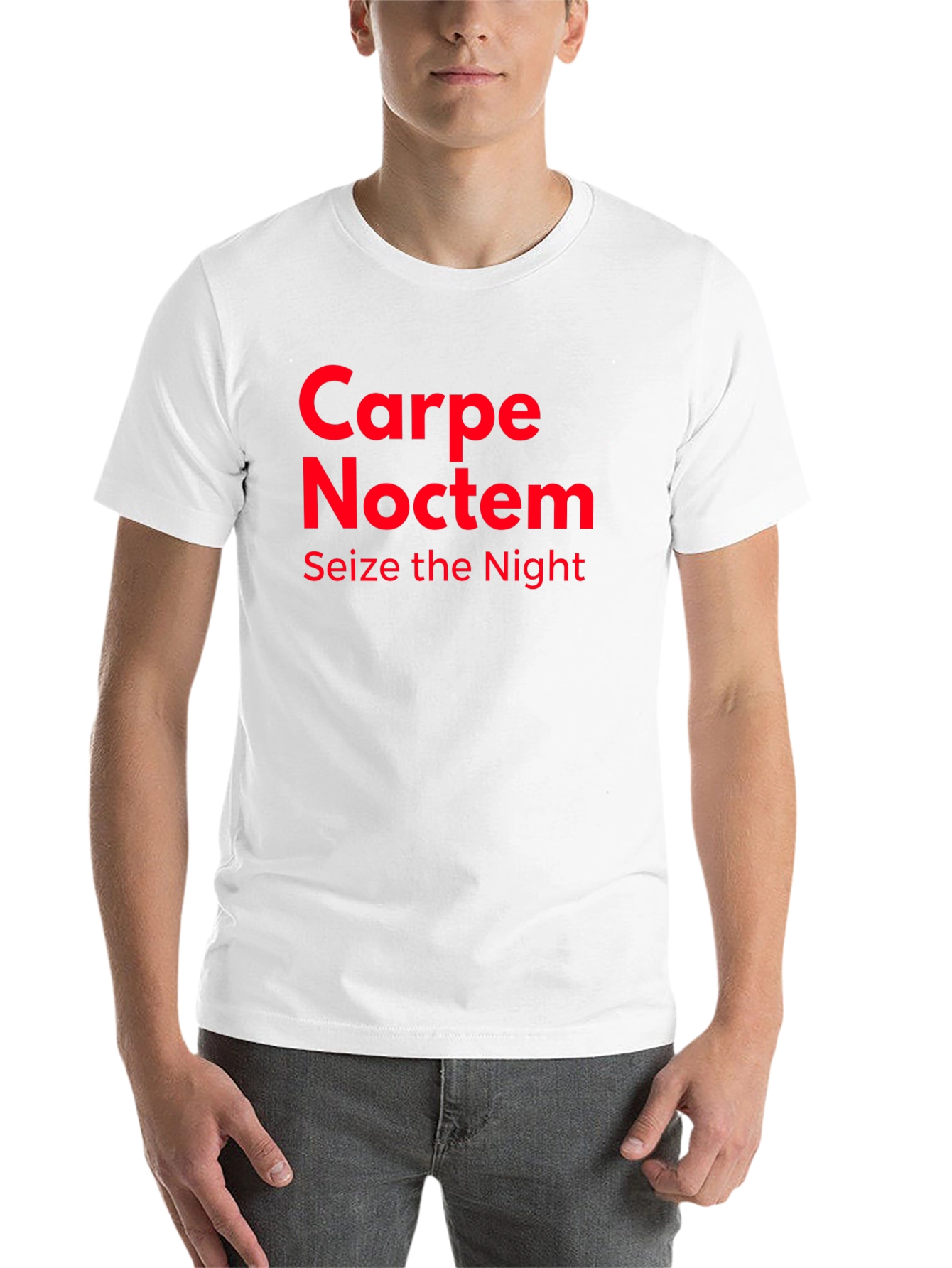 Black Carpe Noctem Graphic T-Shirt - Seize the Night! view 14