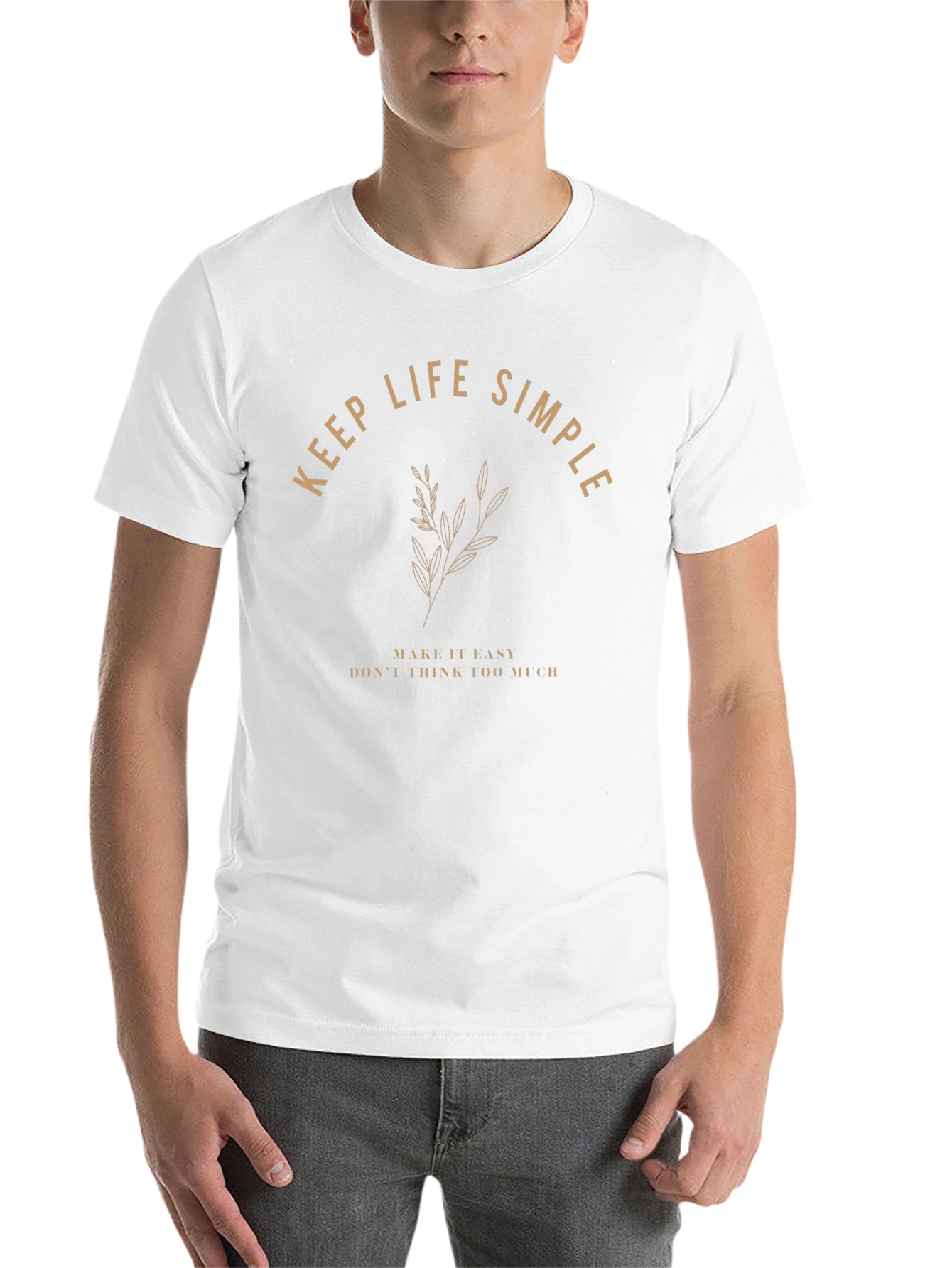 Keep Life Simple Graphic Tee - Relaxed Fit - 14