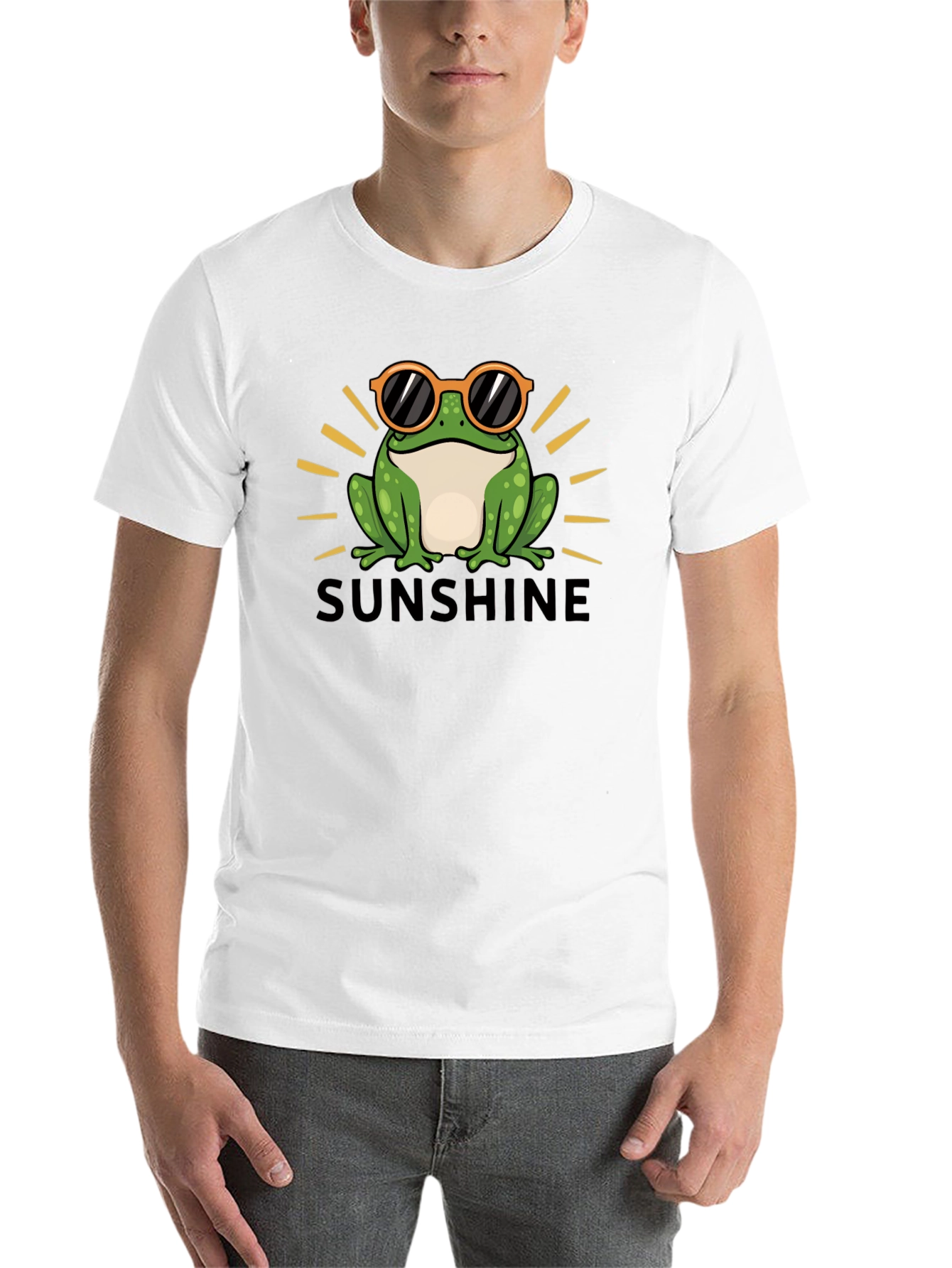 Black Sunshine Frog T-Shirt view 14