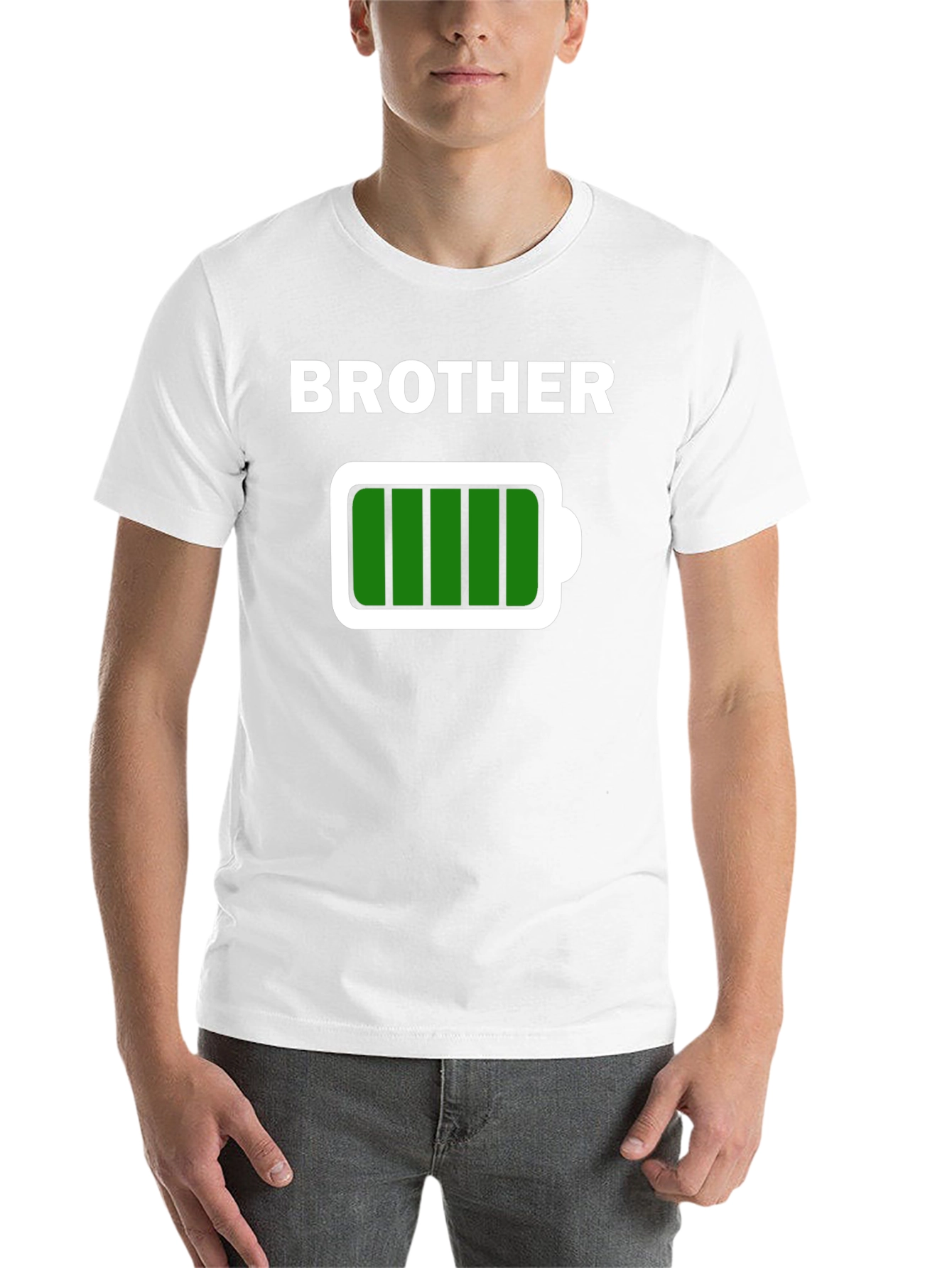 Black Brother Full Battery T-Shirt - Black view 14
