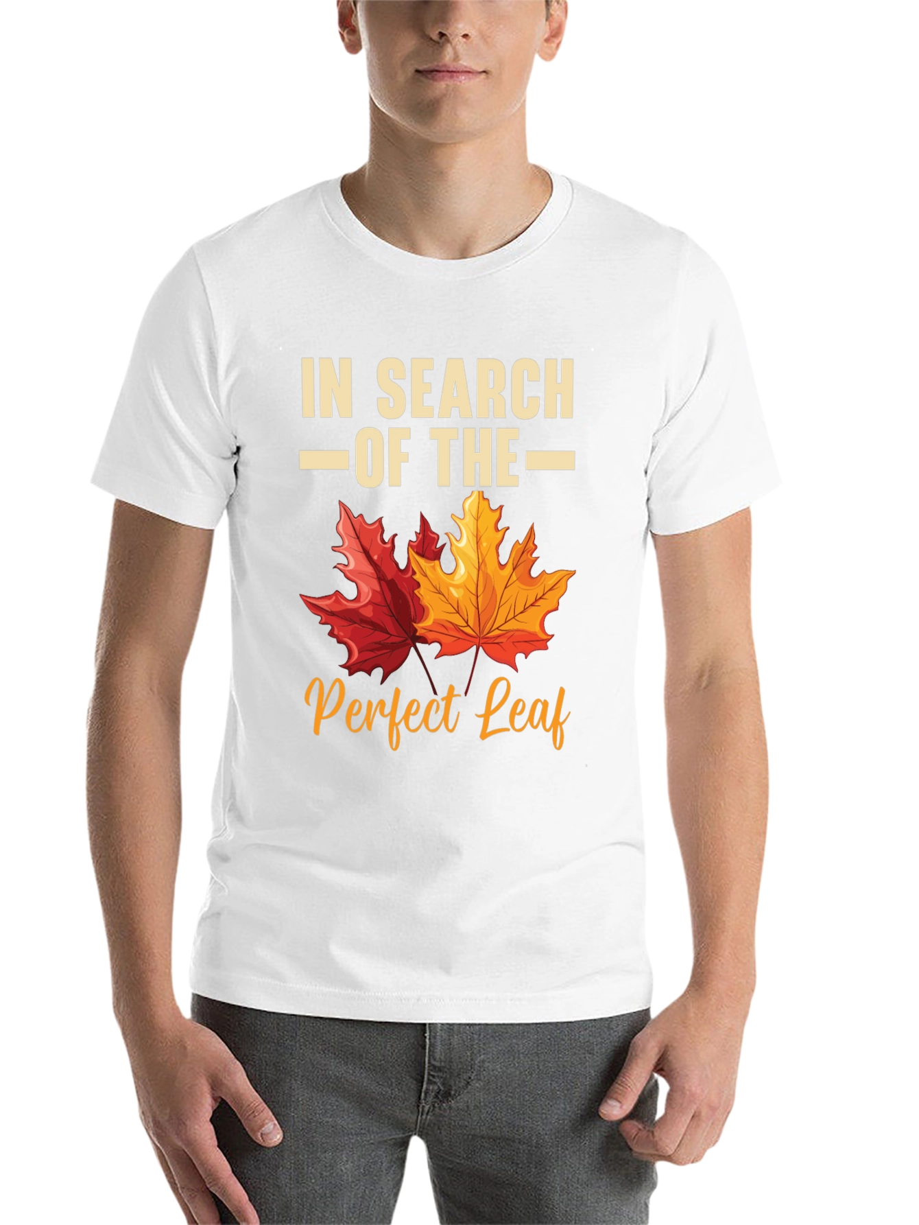 Black In Search of the Perfect Leaf T-Shirt view 14