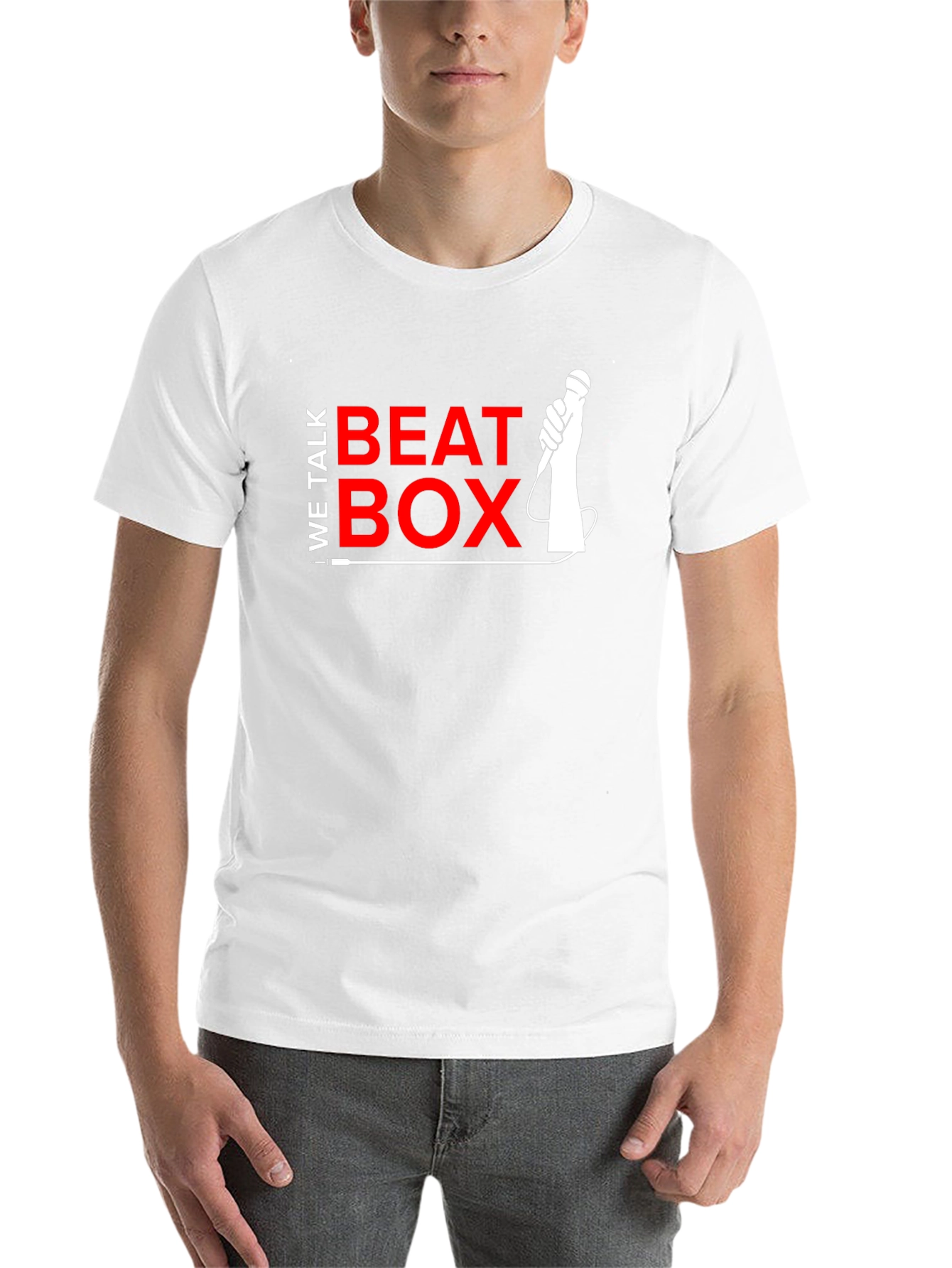 Black We Talk Beat Box Graphic T-Shirt view 14