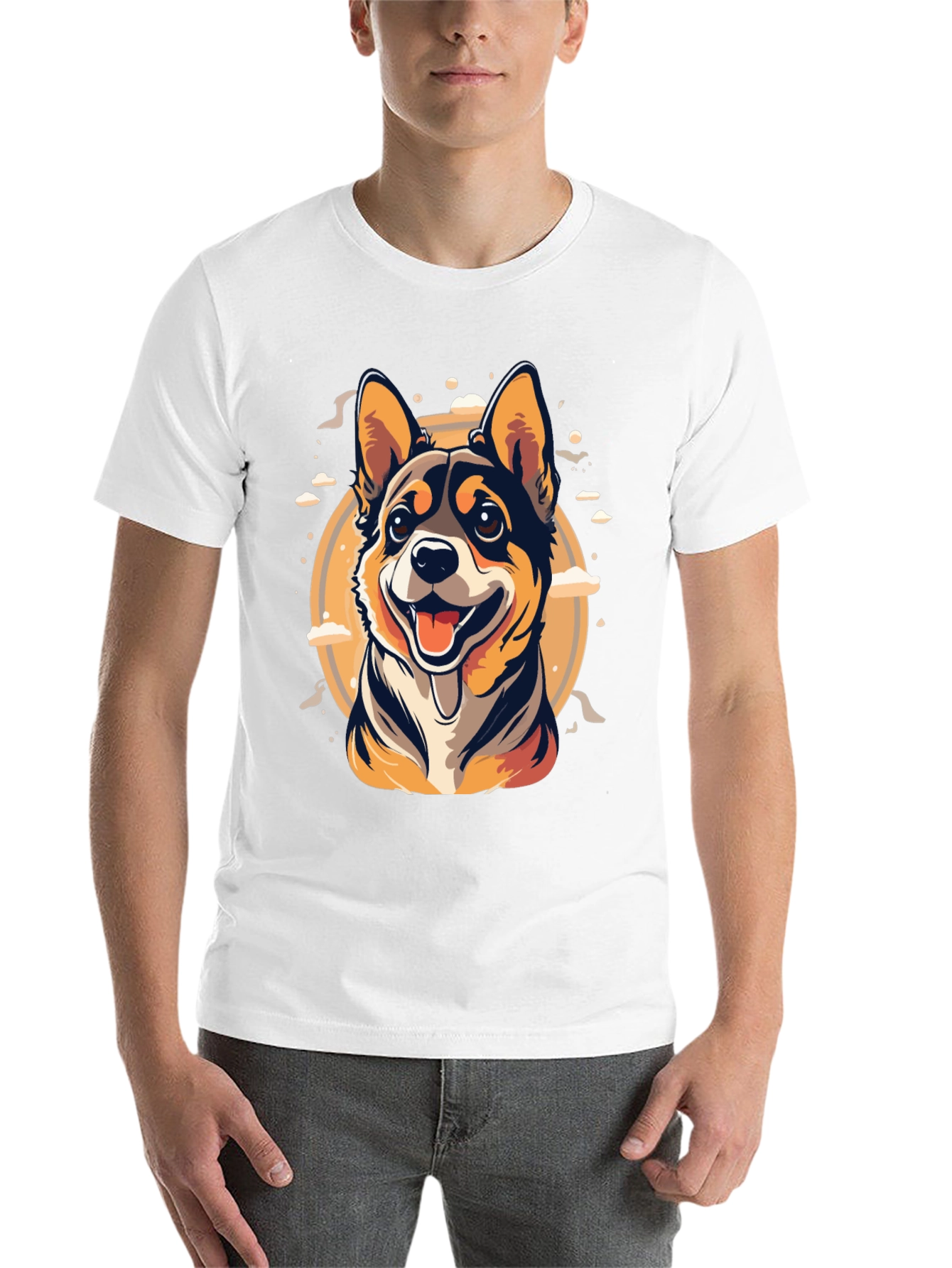 Black Dog Graphic Tee - Cute Canine Design view 14