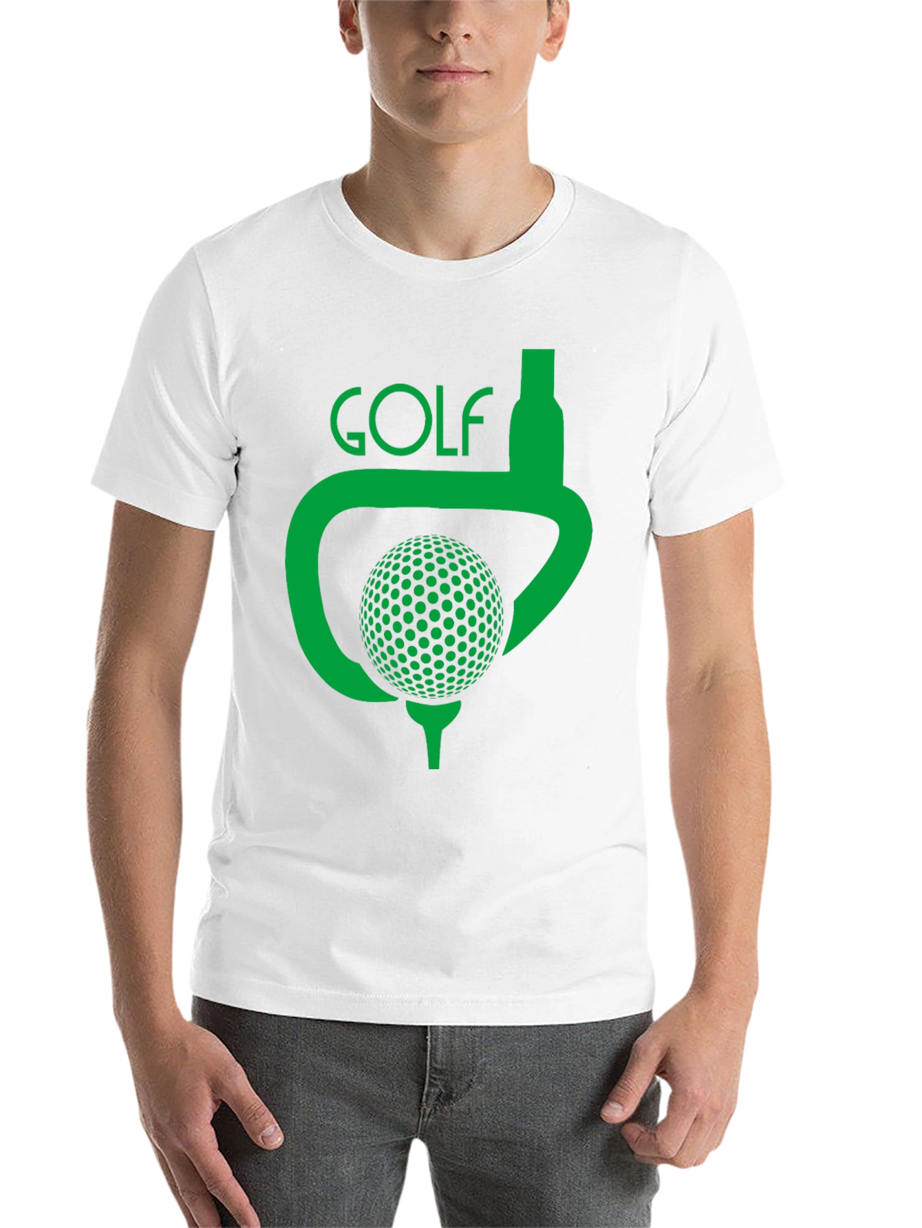 Black Golf Tee T-Shirt view 14