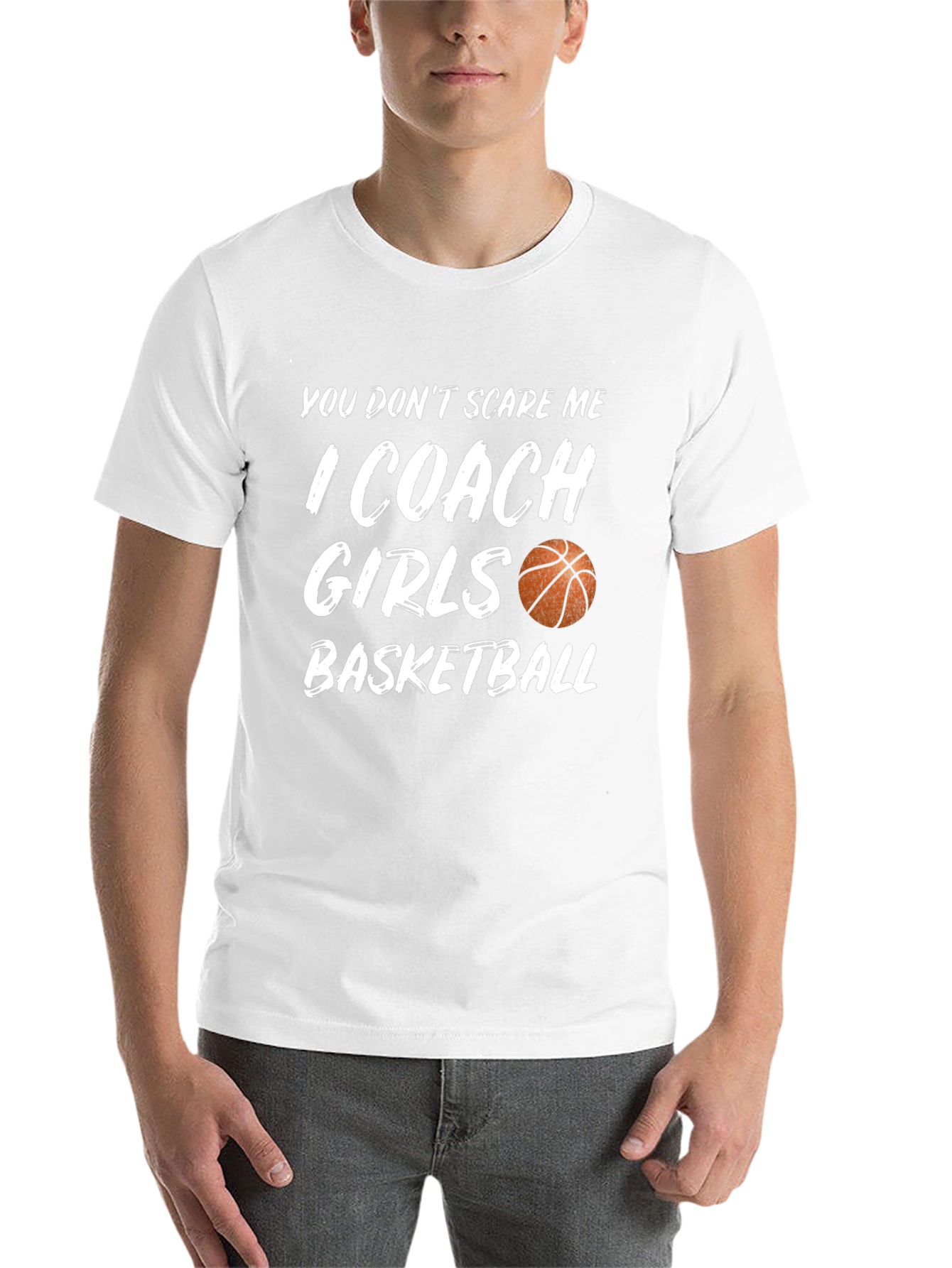 Black Basketball Coach Girls T-Shirt view 14