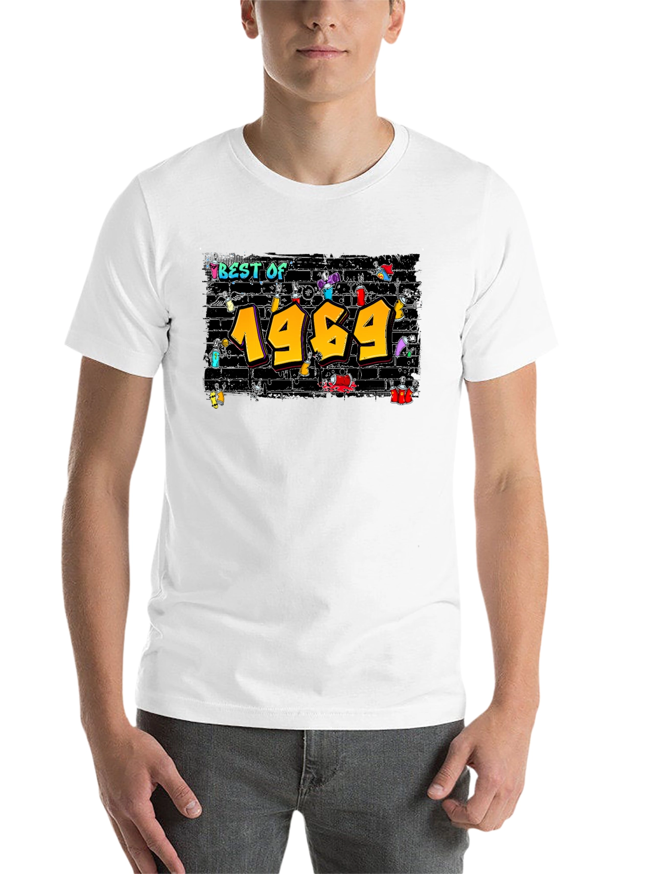 Black Best of 1969 Graphic T-Shirt view 14