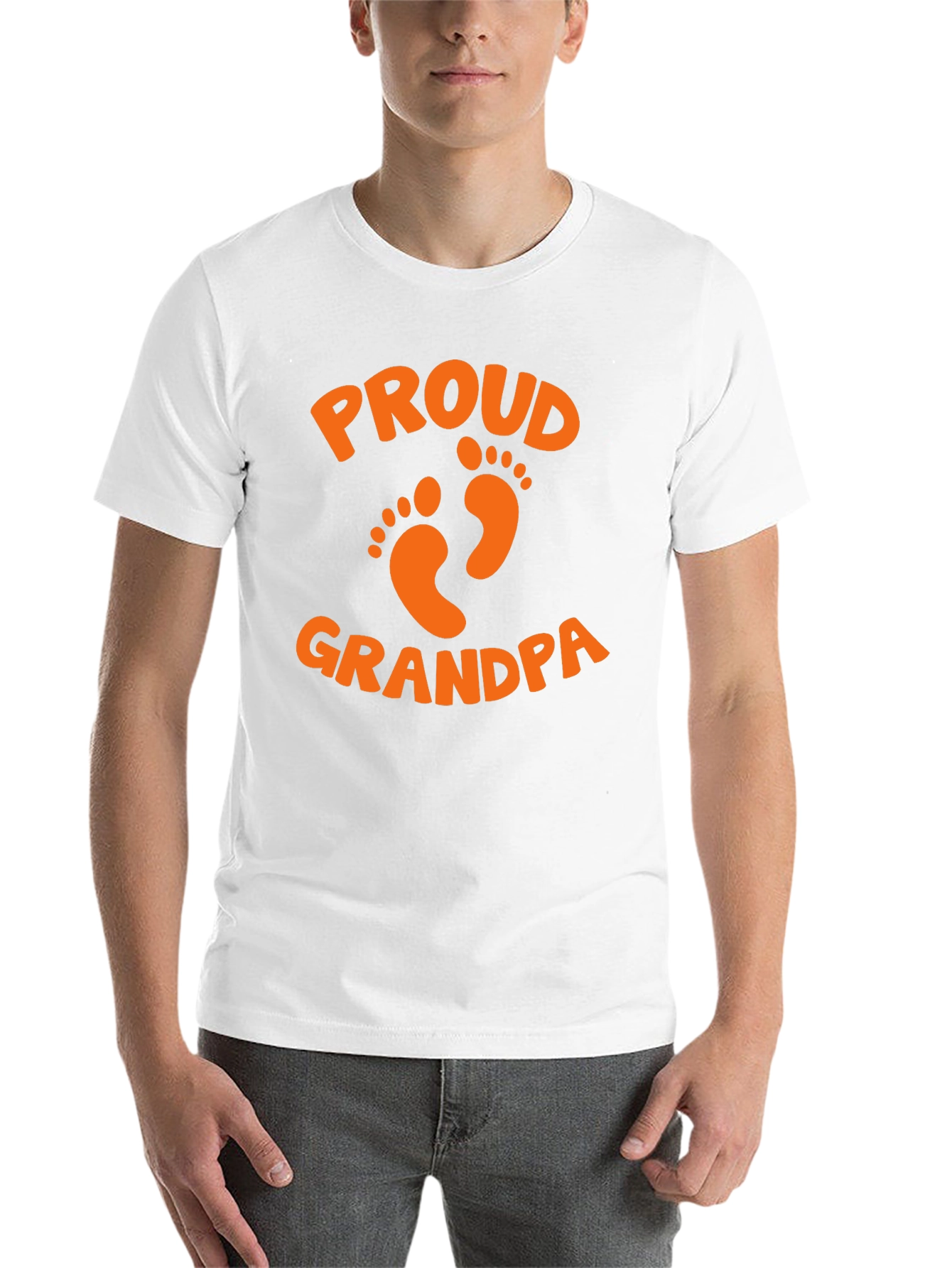 Black Proud Grandpa T-Shirt - Father's Day Gift view 14