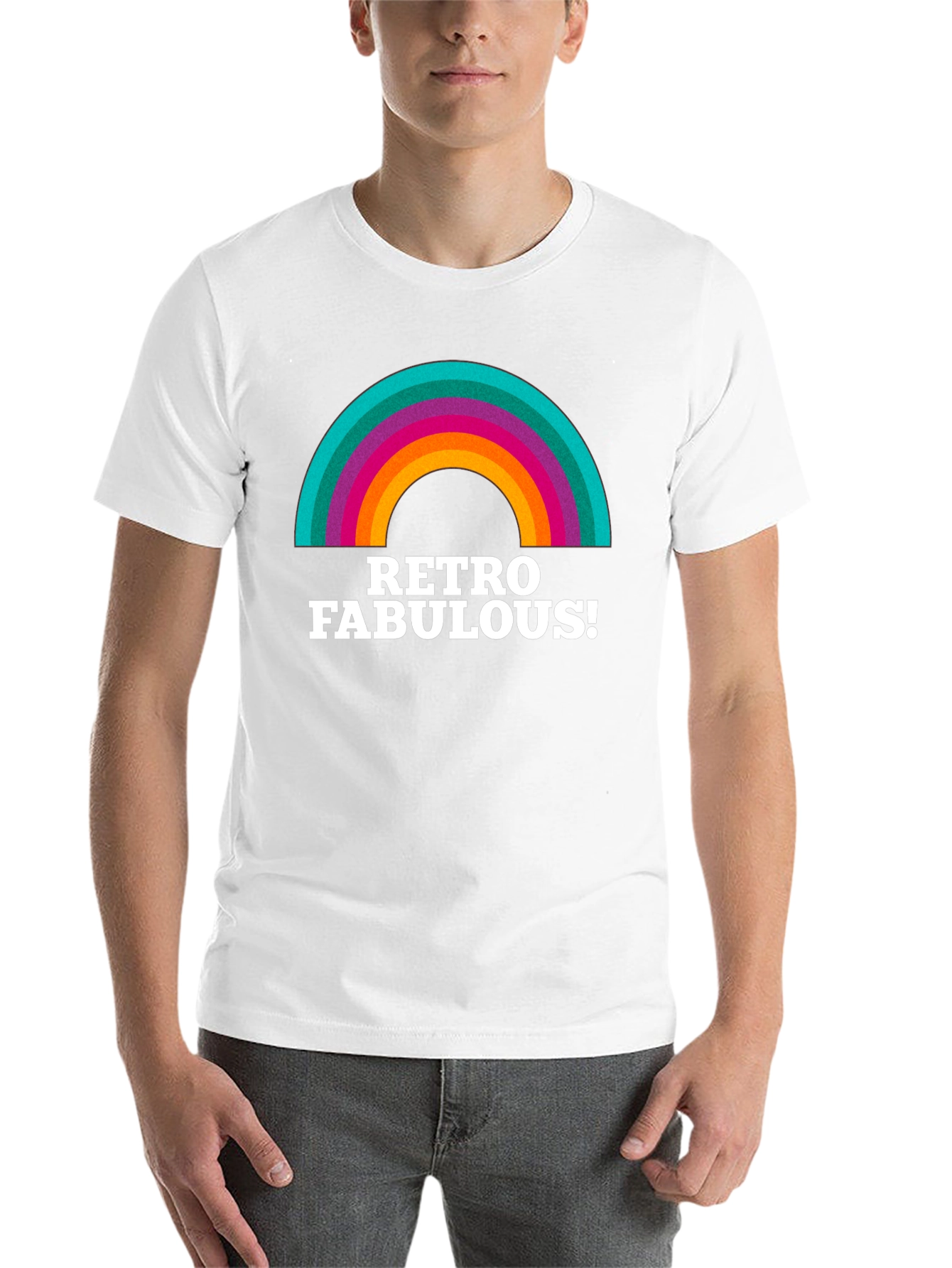 Black Retro Fabulous Graphic Tee view 14