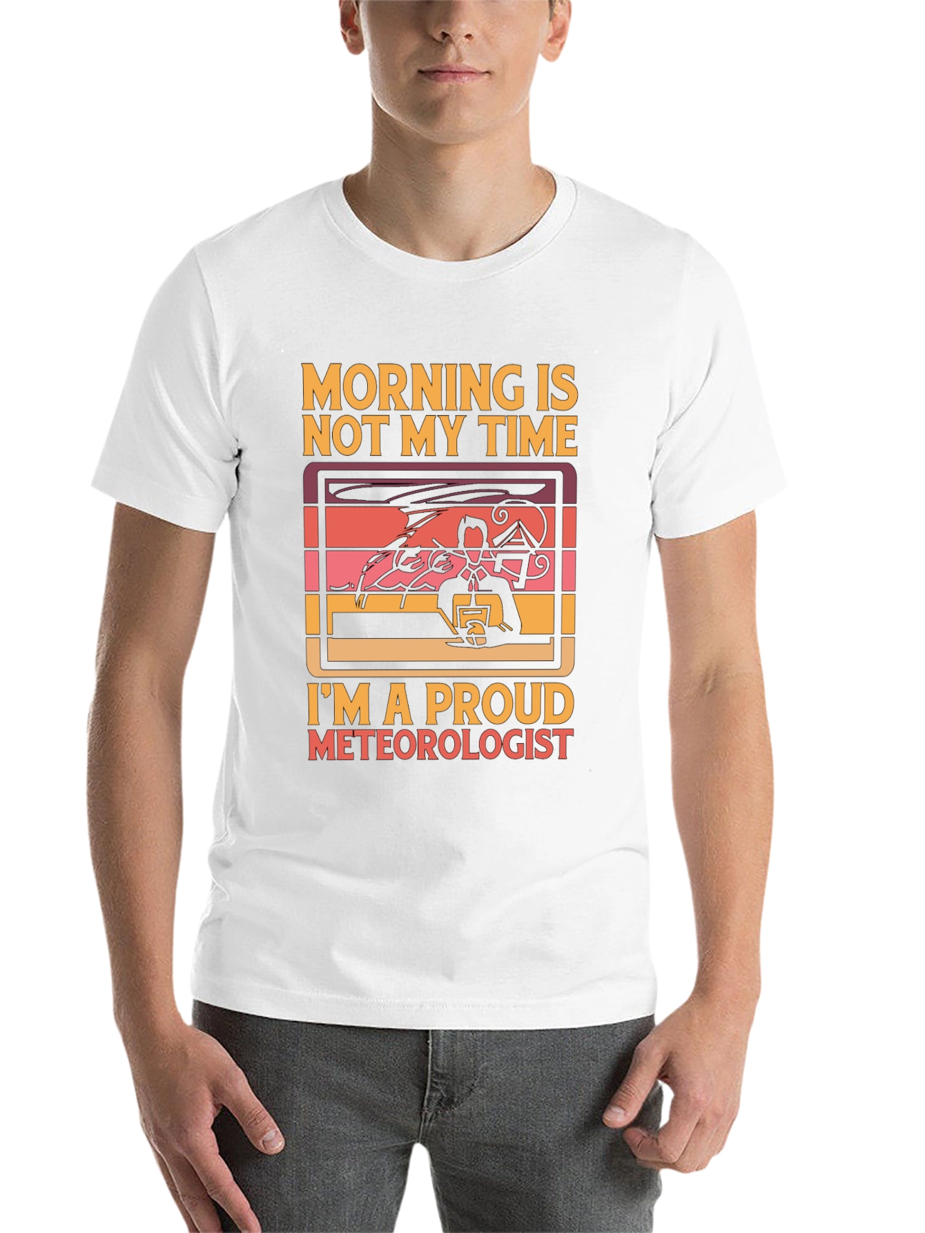 Black Proud Meteorologist T-Shirt view 14