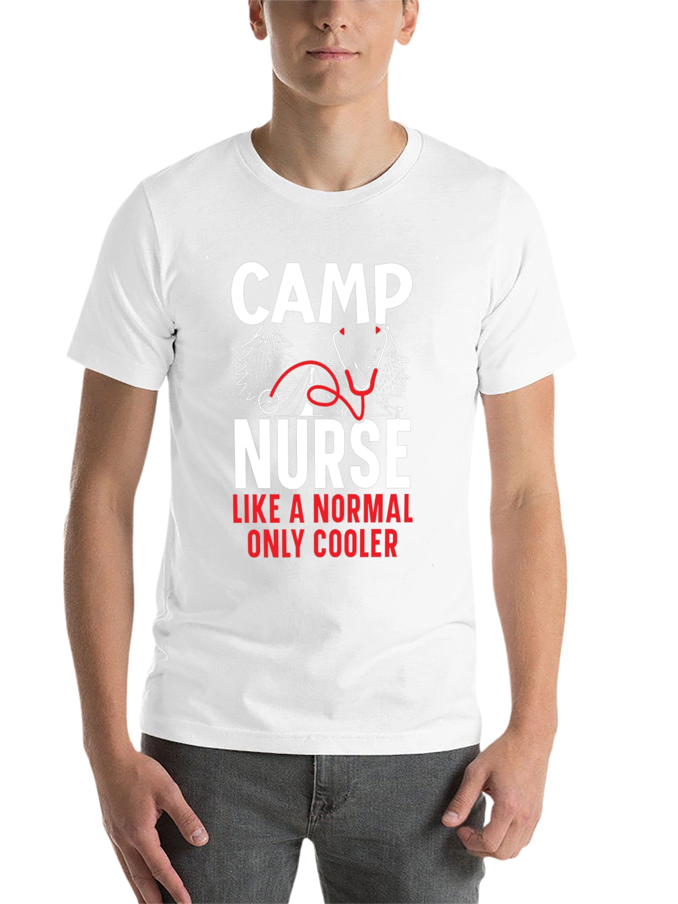 Camp Nurse Graphic T-Shirt for Medical Professionals - 14