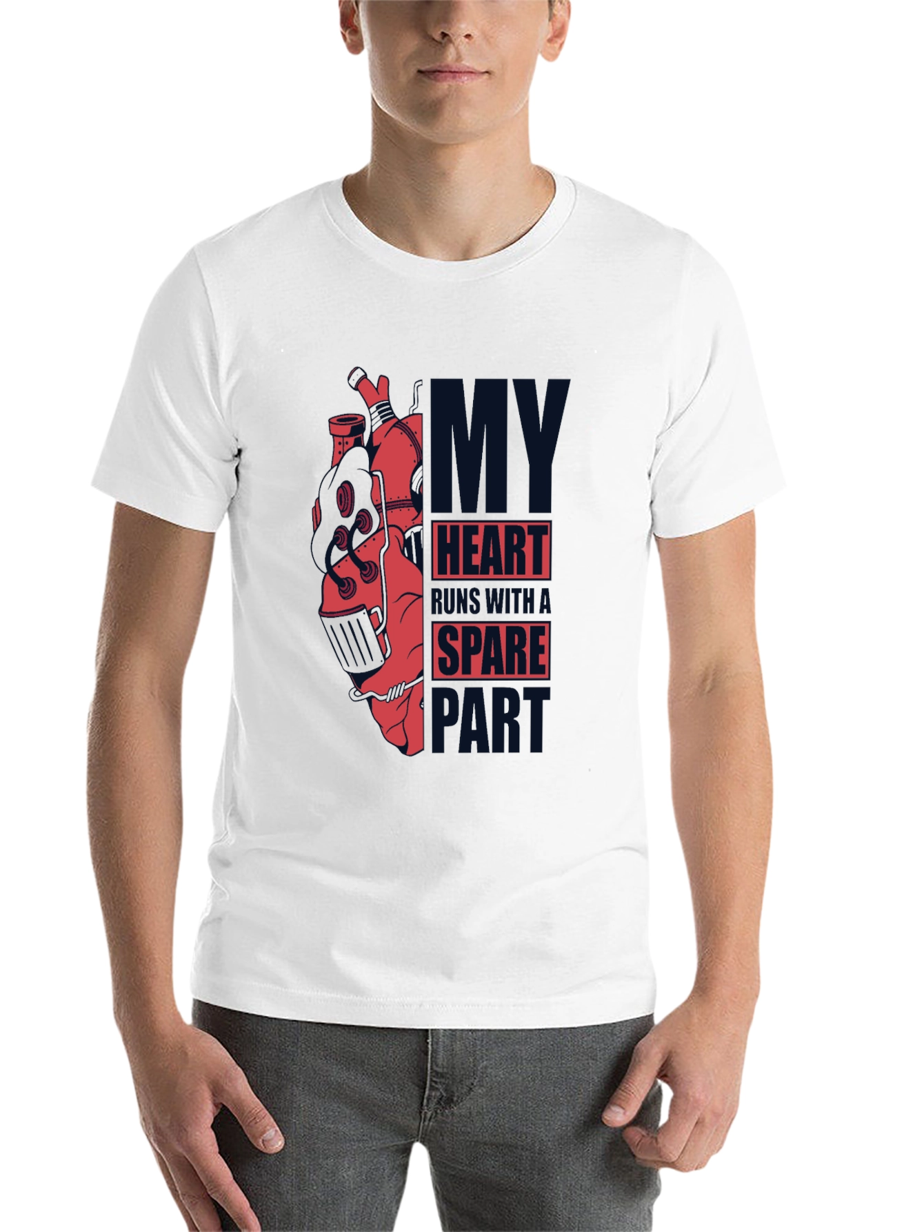 Black Steampunk Heart T-Shirt - Dark Graphic Tee view 14