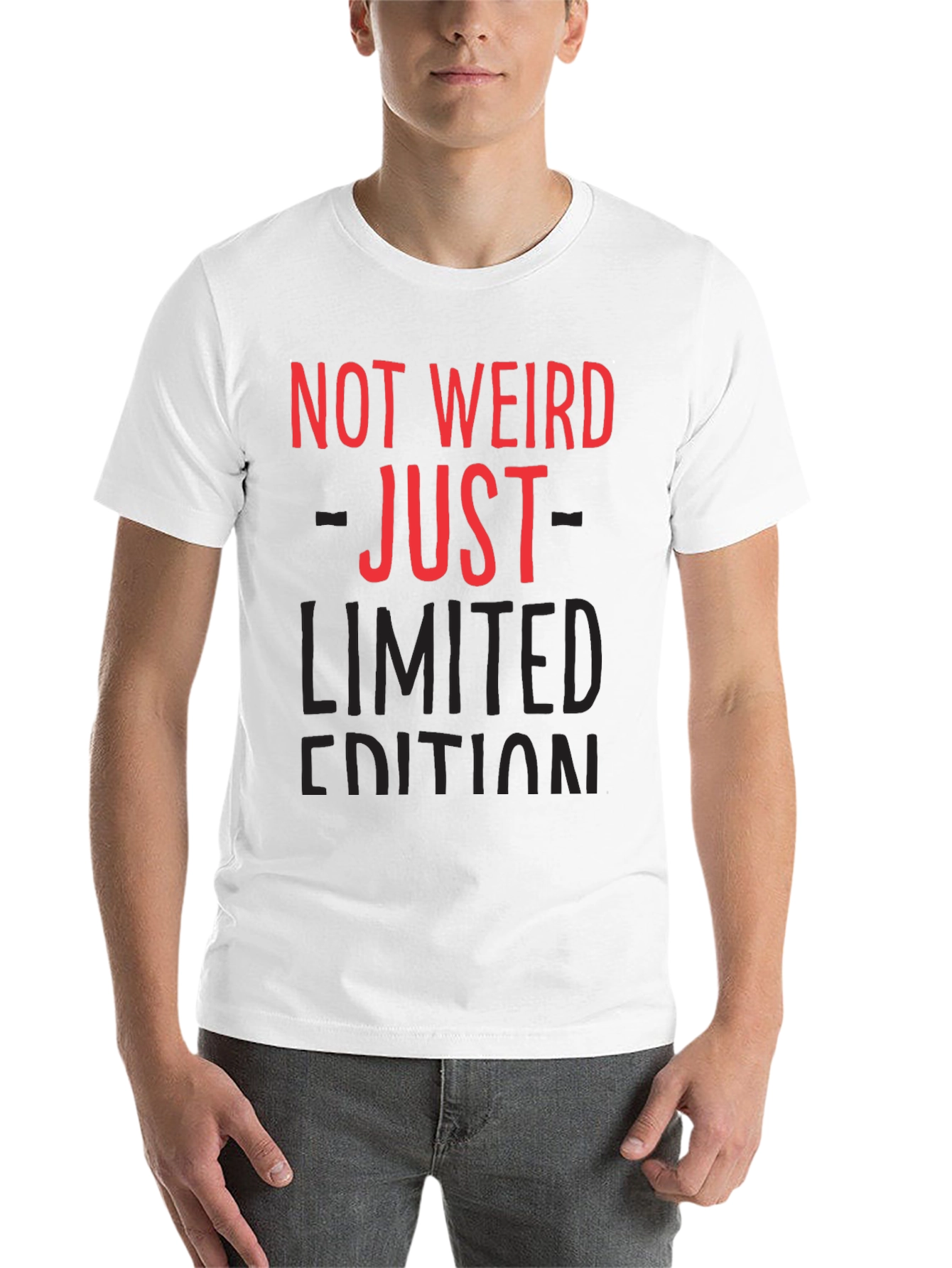 Black Not Weird Just Limited Edition Black T-Shirt view 14