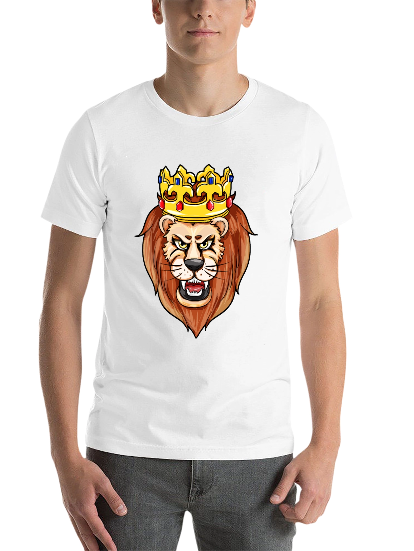 Black Lion King Graphic T-Shirt view 14