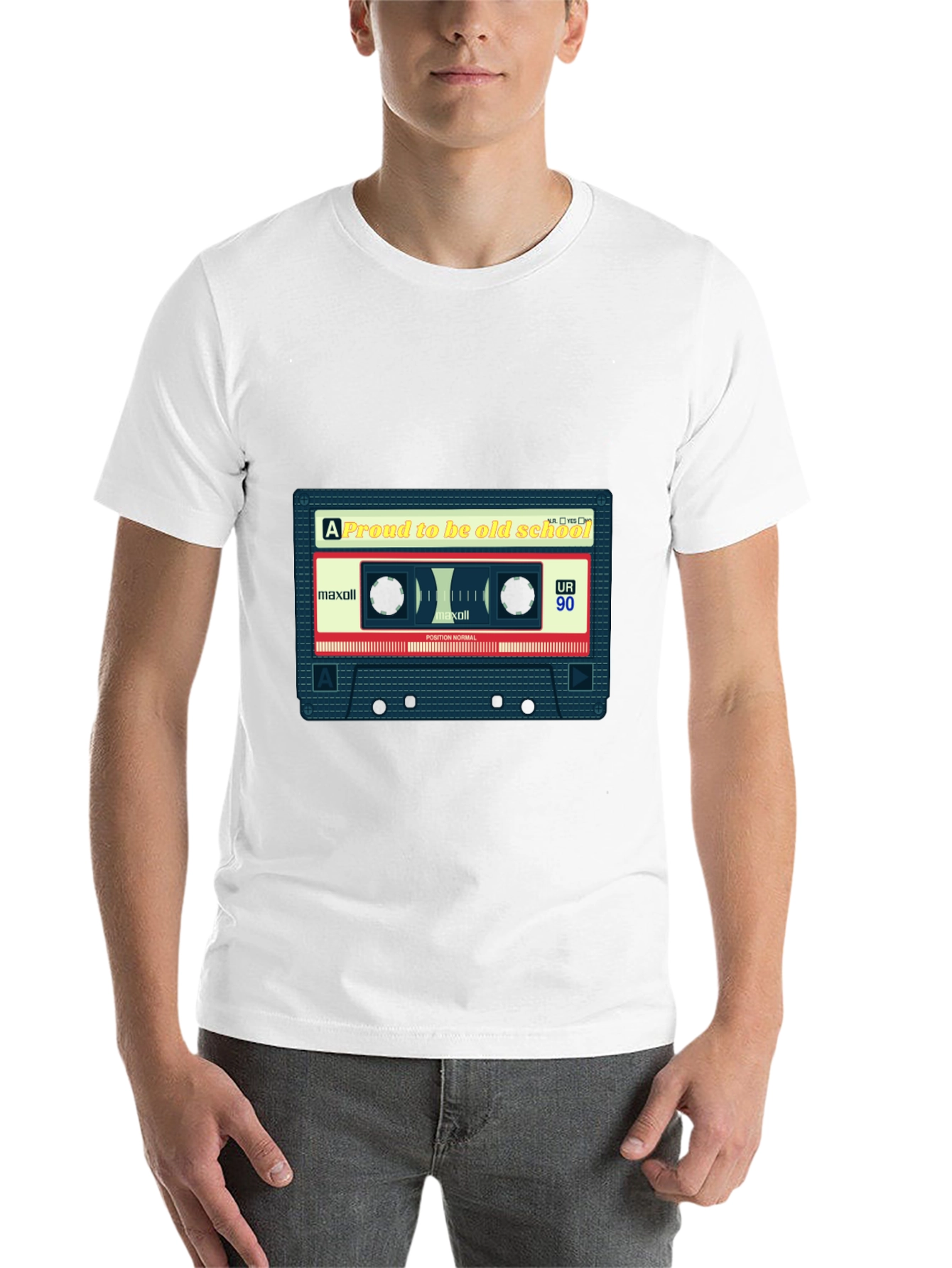 Black Retro Cassette Tape T-Shirt - Old School Cool view 14