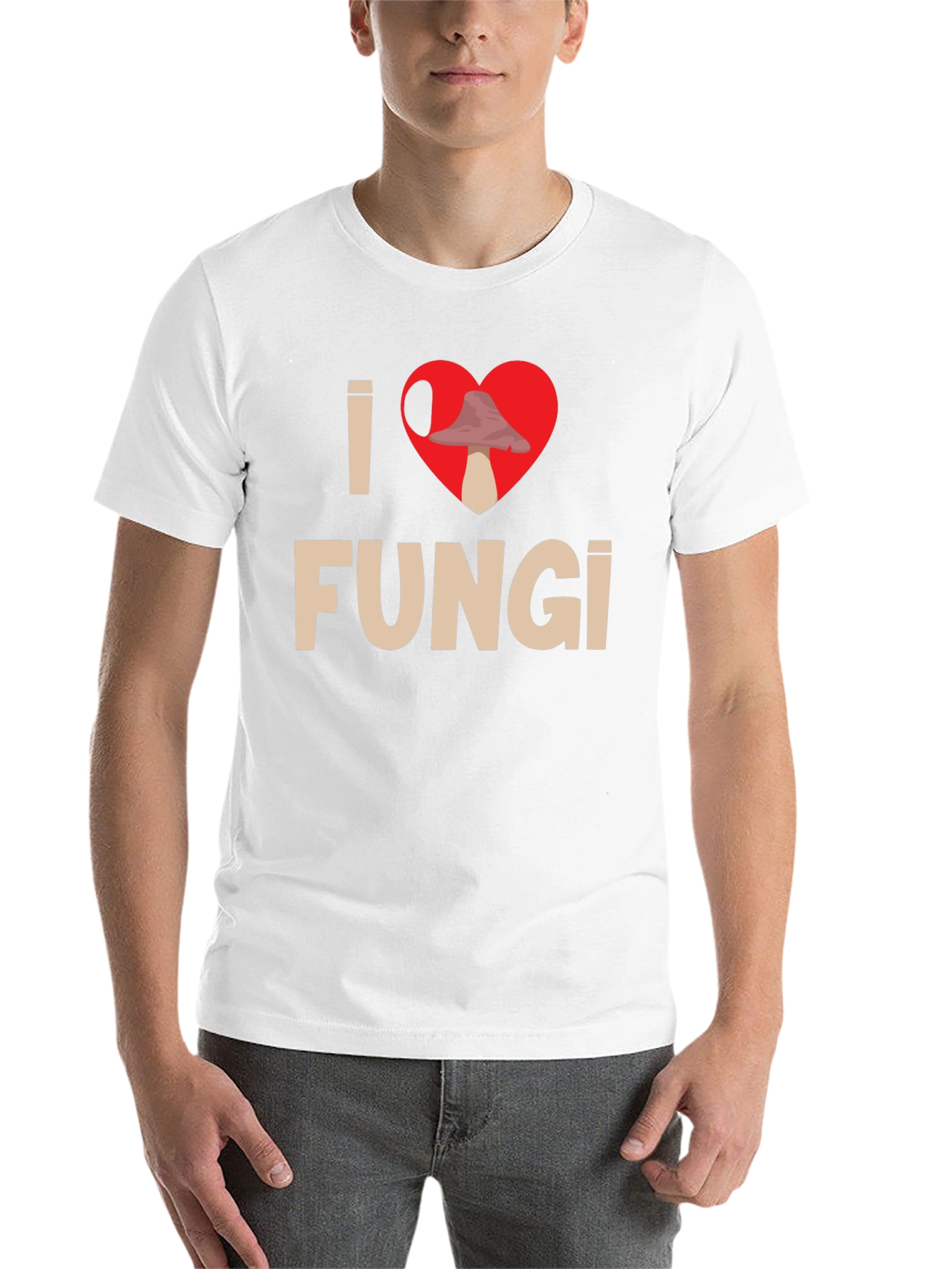 Black I Heart Fungi Black T-Shirt - Mushroom Lover Tee view 14