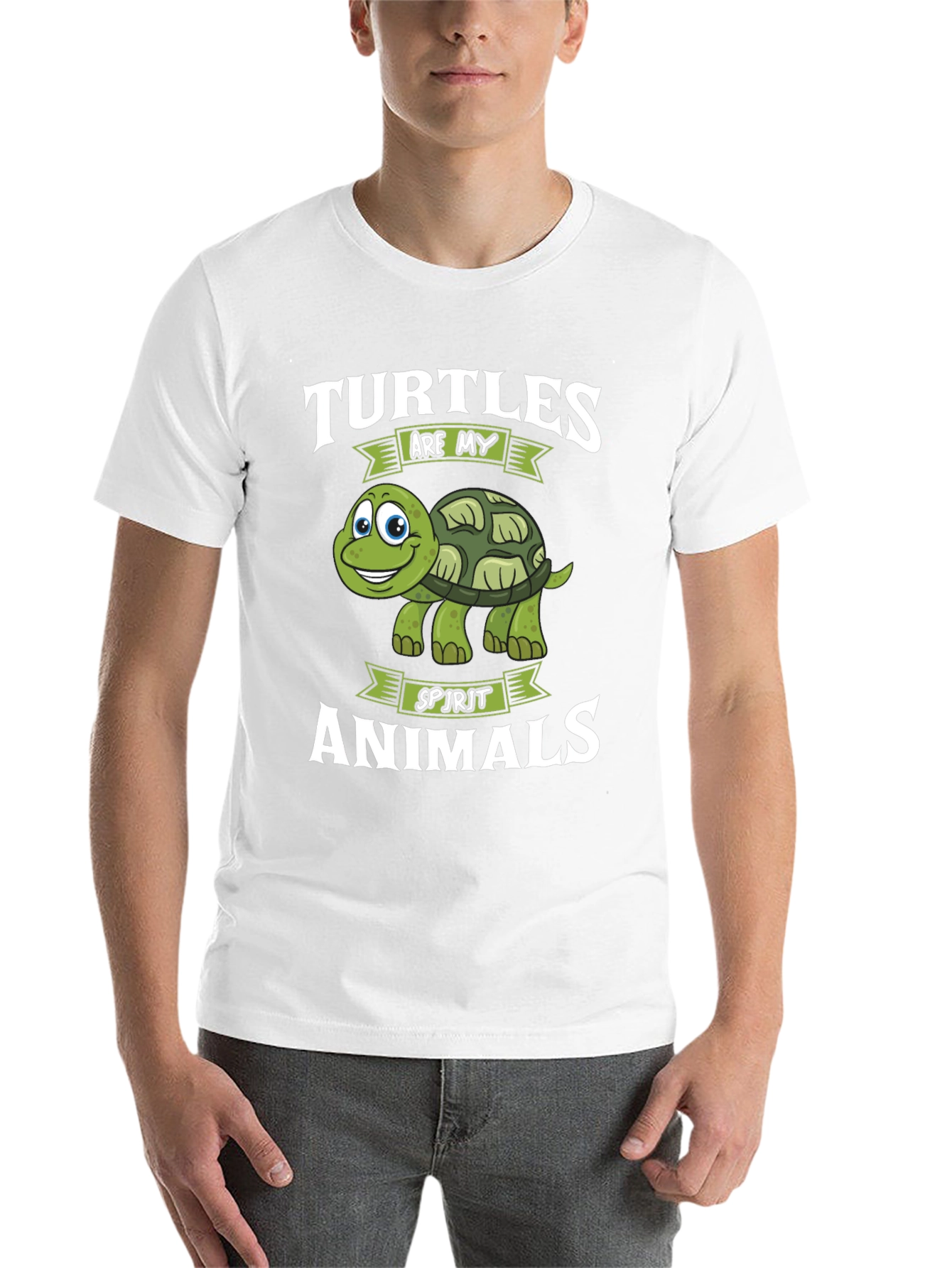 Black Turtles Are My Spirit Animals Graphic Tee view 14