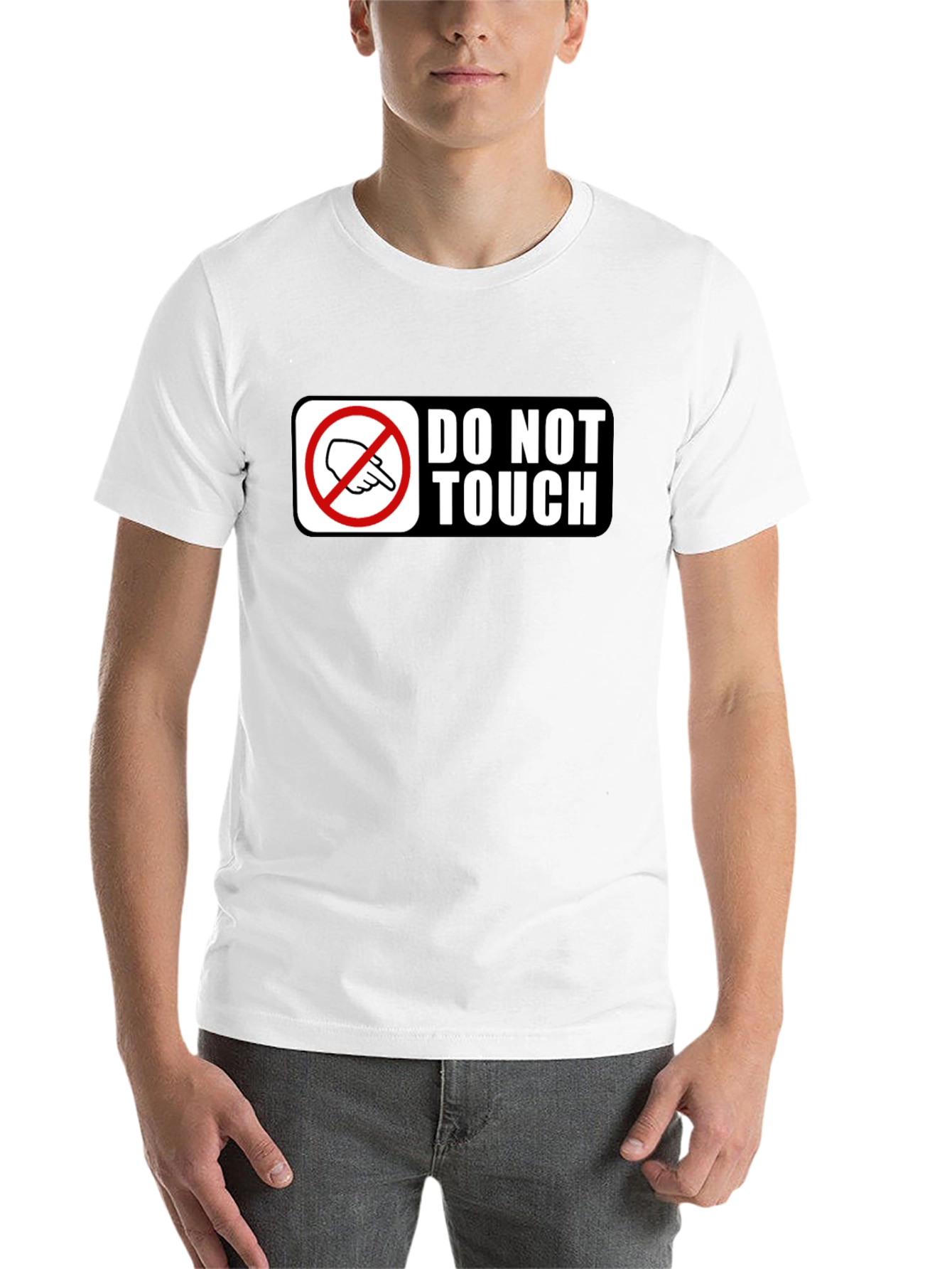 Black Do Not Touch Graphic T-Shirt view 14