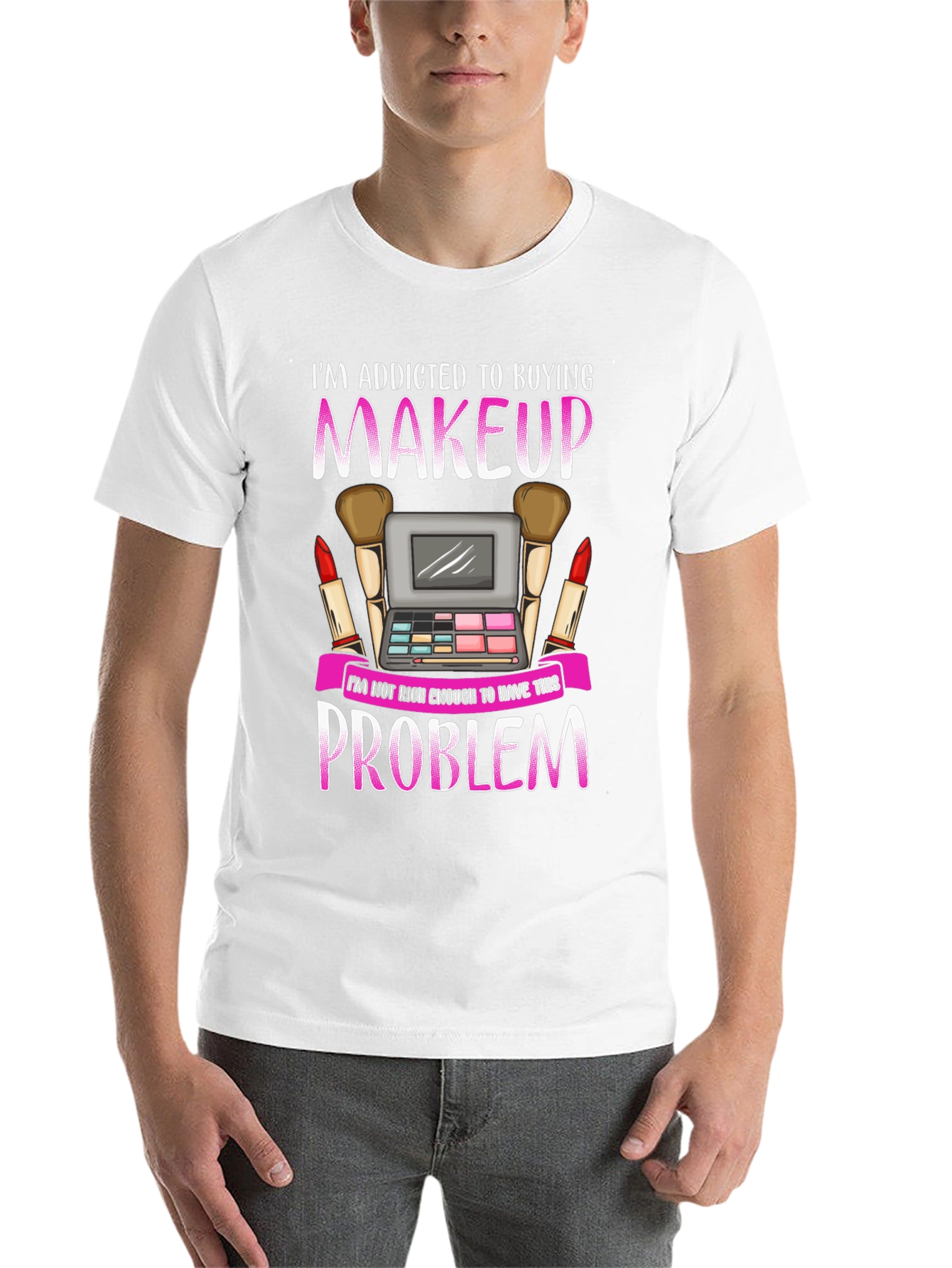 Makeup Lover T-Shirt - Addicted to Buying Makeup Tee - 14
