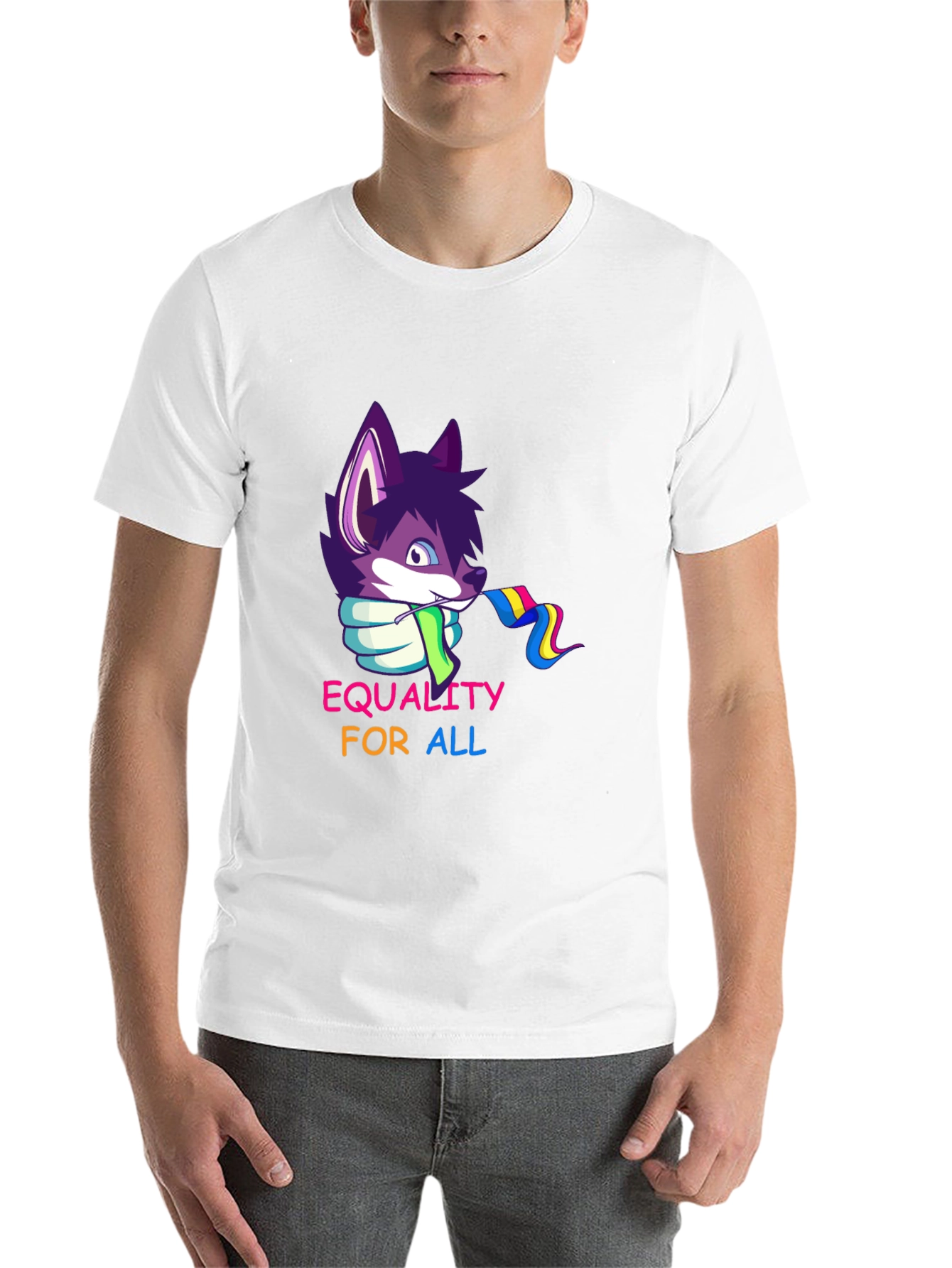 Black Equality For All T-Shirt view 14