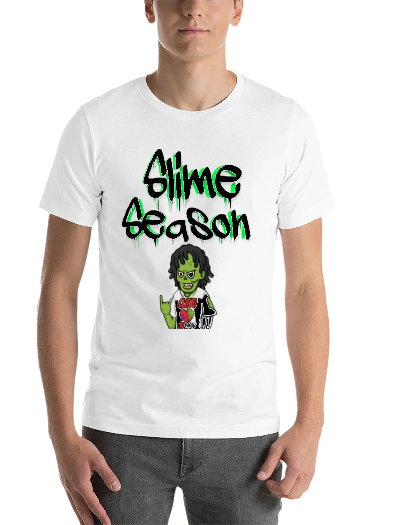 Black Slime Season Graphic Tee view 14