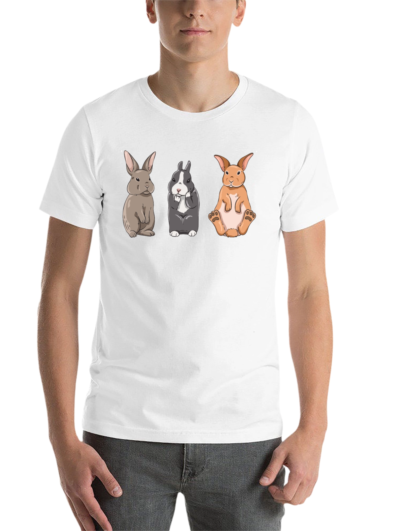 Black Rabbit Trio Graphic Tee view 14
