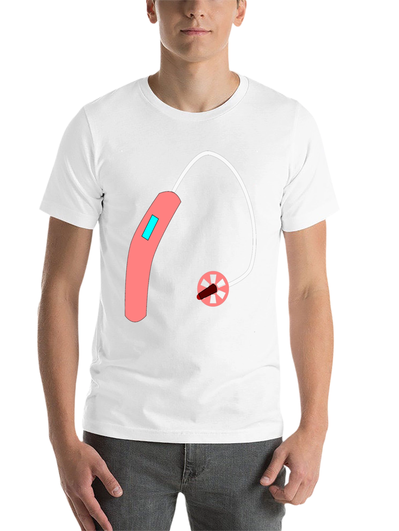 Hearing Aid Graphic Tee - Unique Design - 14